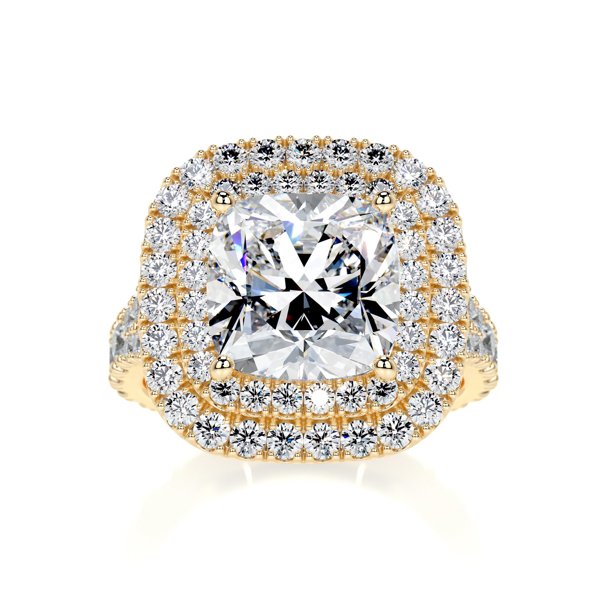 Marley Lab Grown Diamond Ring (4 Carat) - 18K Yellow Gold