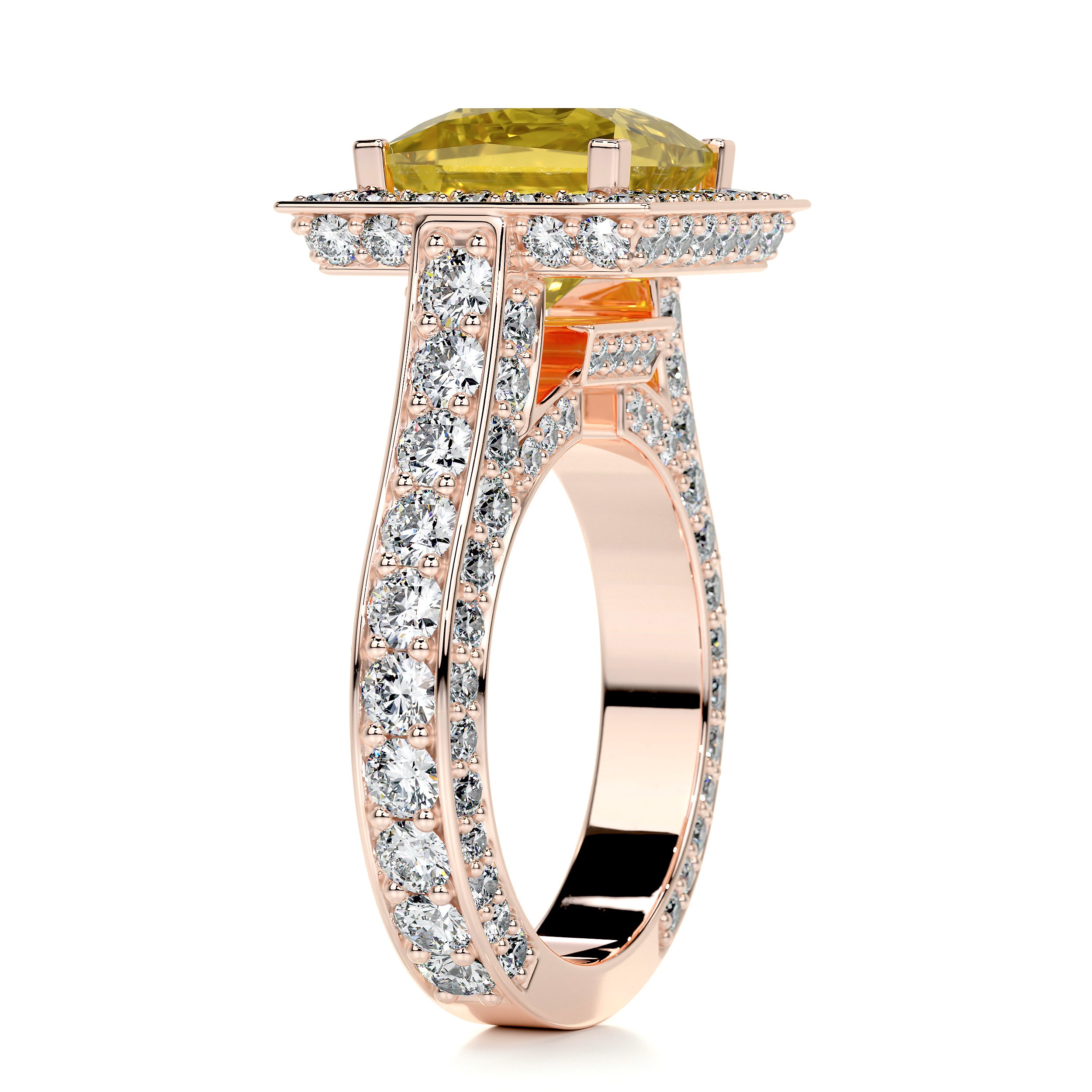 Freya Fantasy Diamond Engagement Ring -14K Rose Gold
