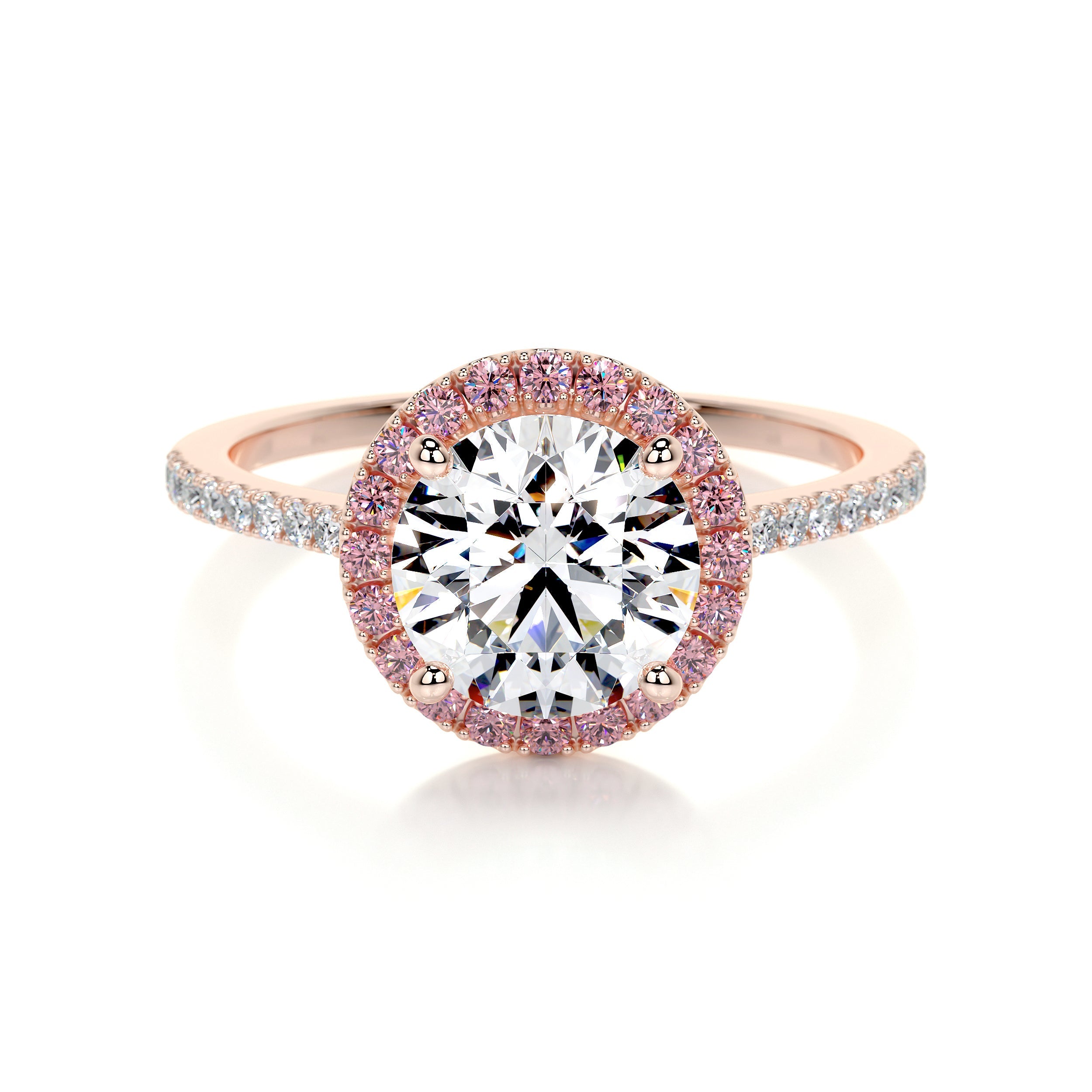 Layla Lab Grown Diamond Ring (2.5 Carat) - 14K Rose Gold