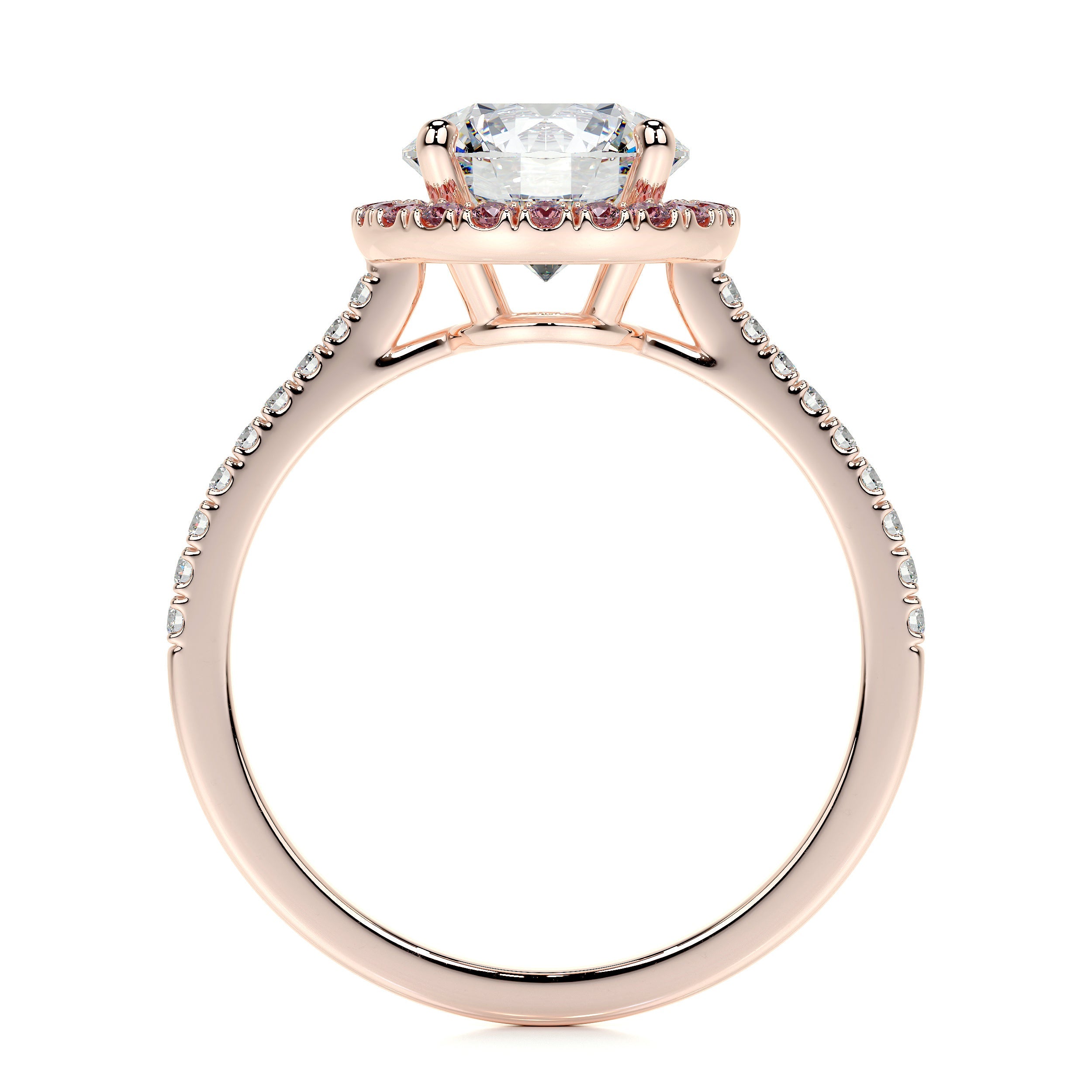 Layla Lab Grown Diamond Ring (2.5 Carat) - 14K Rose Gold