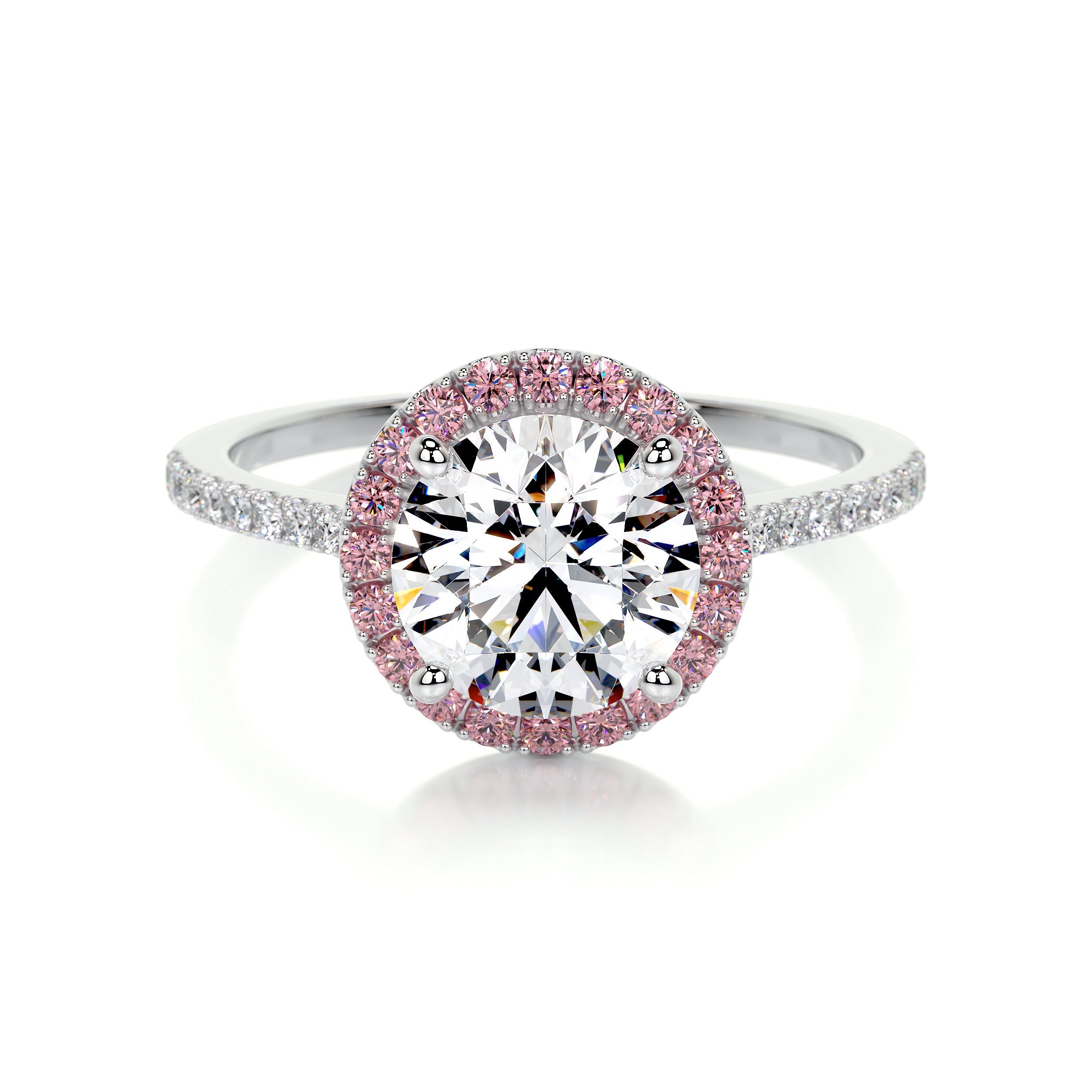 Layla Lab Grown Diamond Ring (2.5 Carat) - 14K White Gold