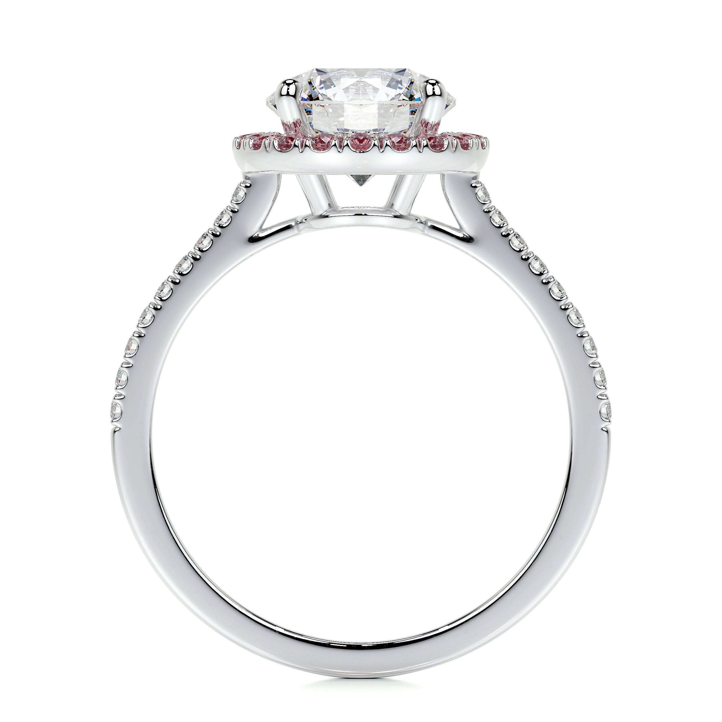 Layla Lab Grown Diamond Ring (2.5 Carat) - 14K White Gold