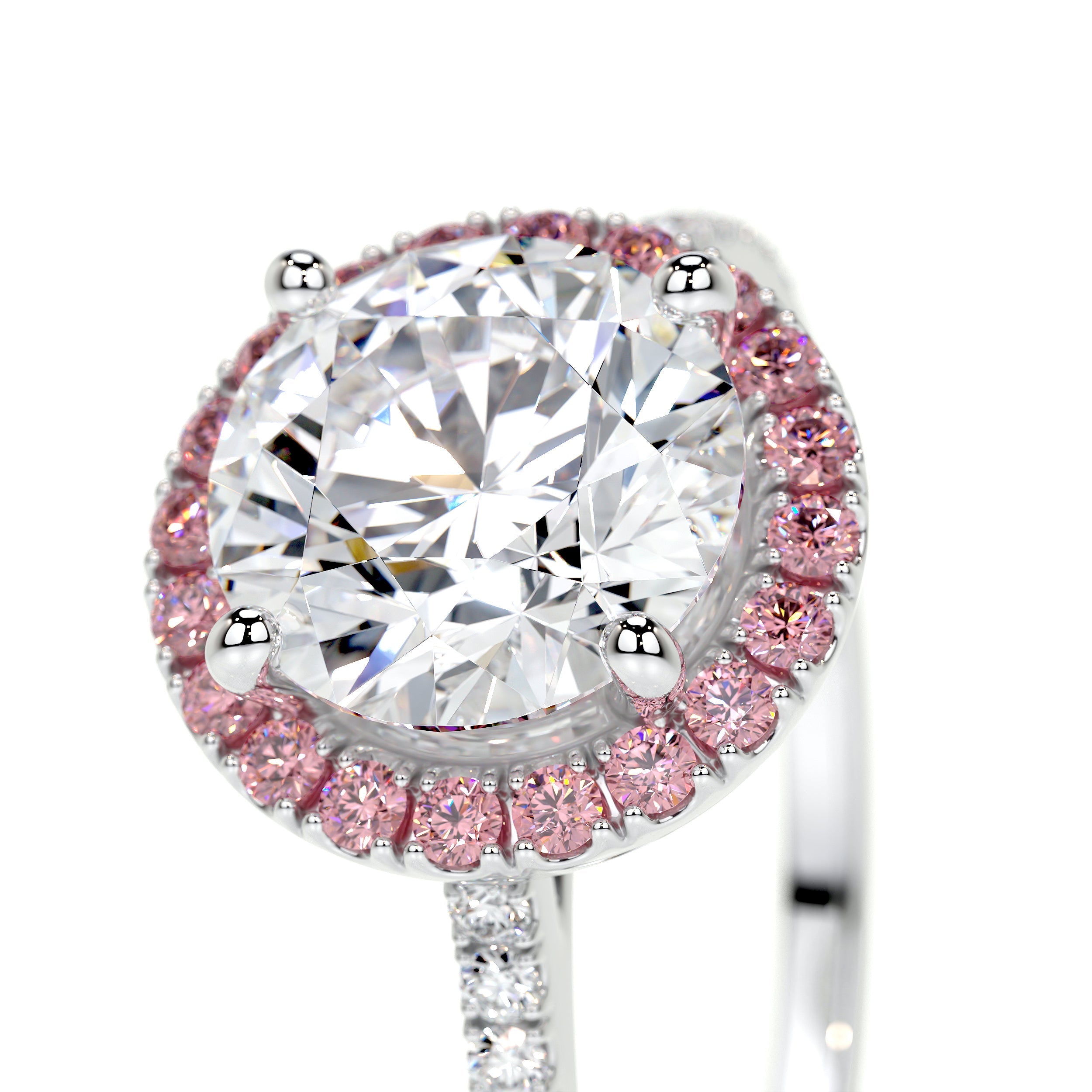 Layla Lab Grown Diamond Ring (2.5 Carat) - 14K White Gold