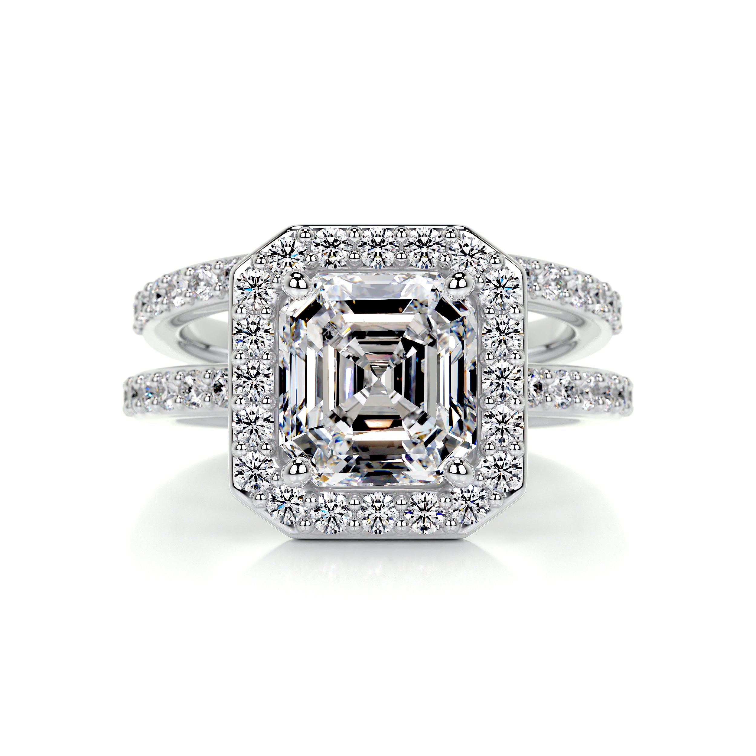 Brooklyn Diamond Bridal Set -Platinum