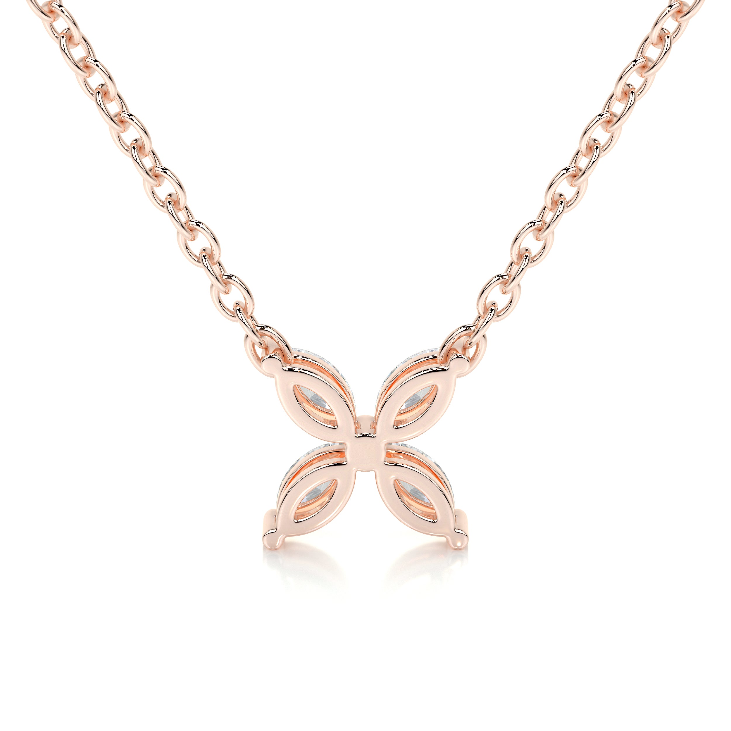 Michelle Diamond Pendant (0.20 Carat) -14K Rose Gold