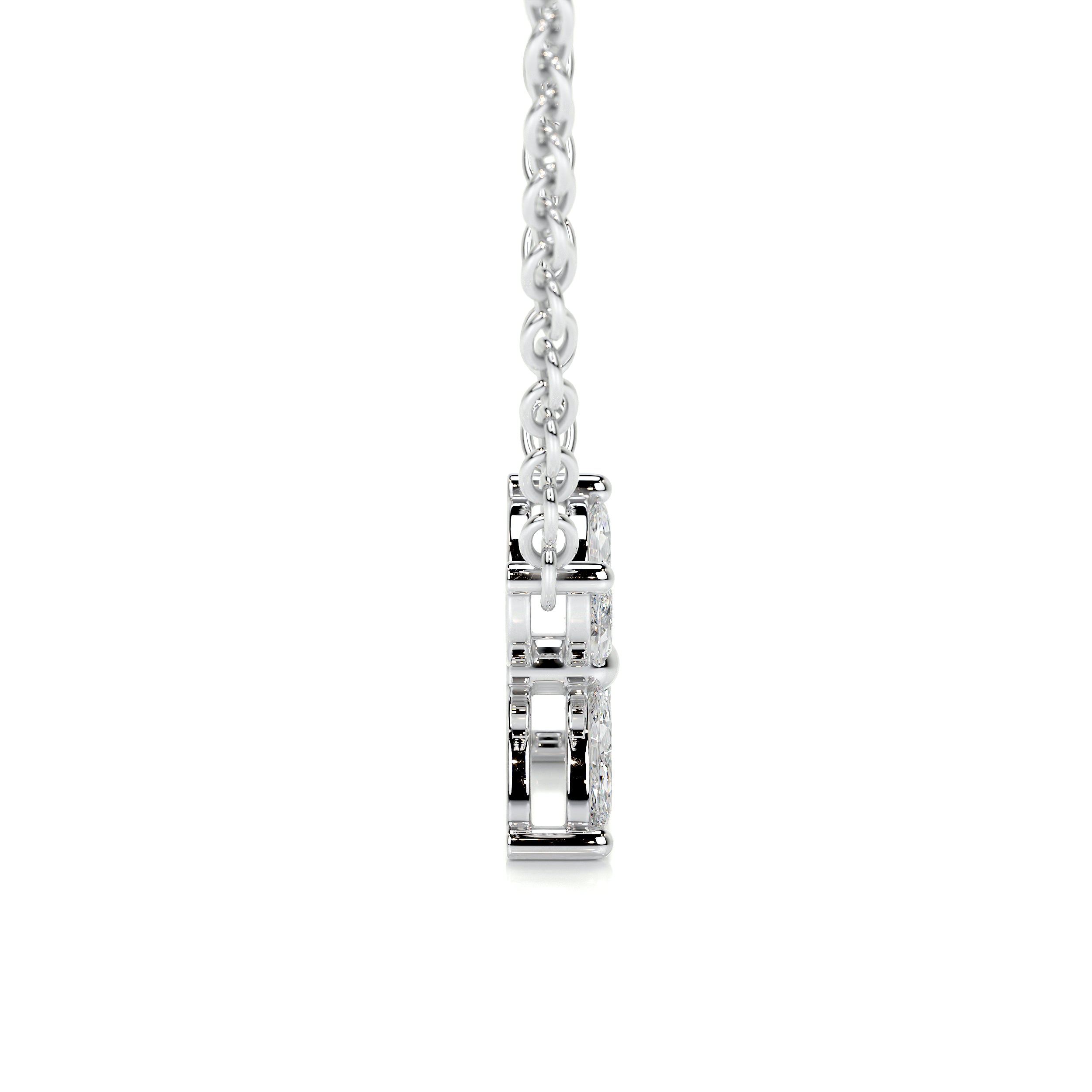 Michelle Lab Grown Diamond Pendant (0.20 Carat) -18K White Gold
