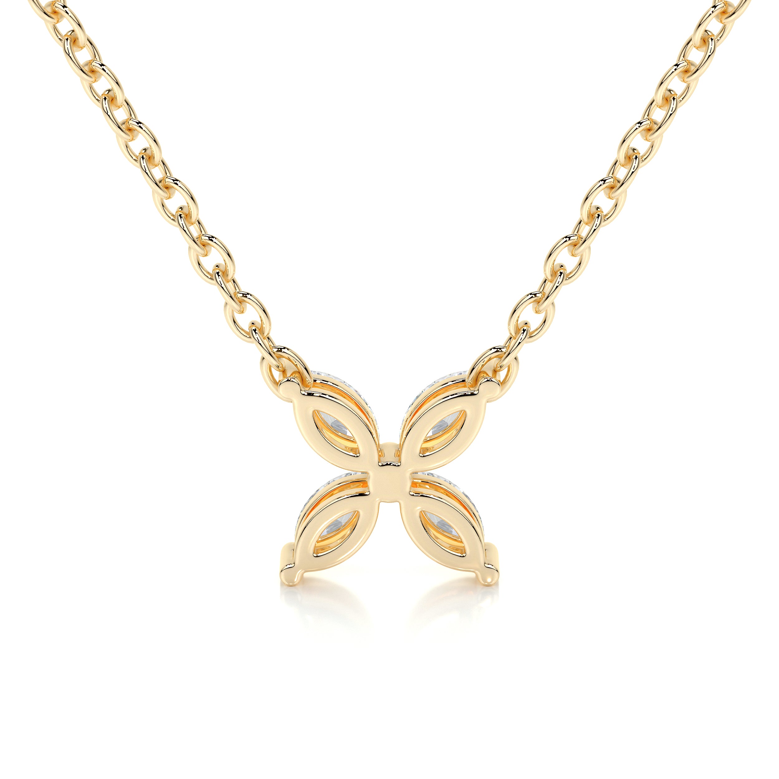 Michelle Diamond Pendant (0.20 Carat) -18K Yellow Gold