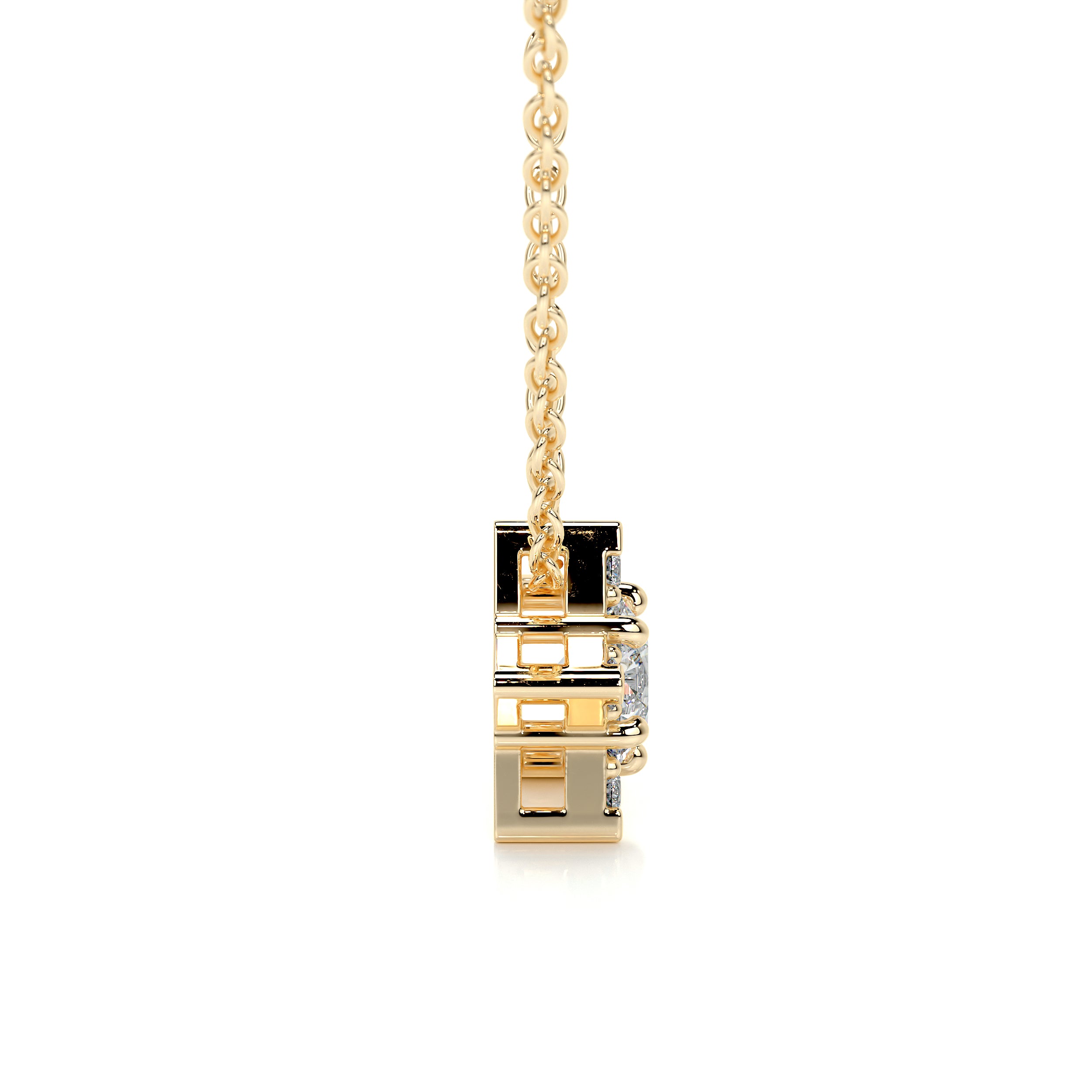 Robbie Diamond Pendant (0.30 Carat) -18K Yellow Gold