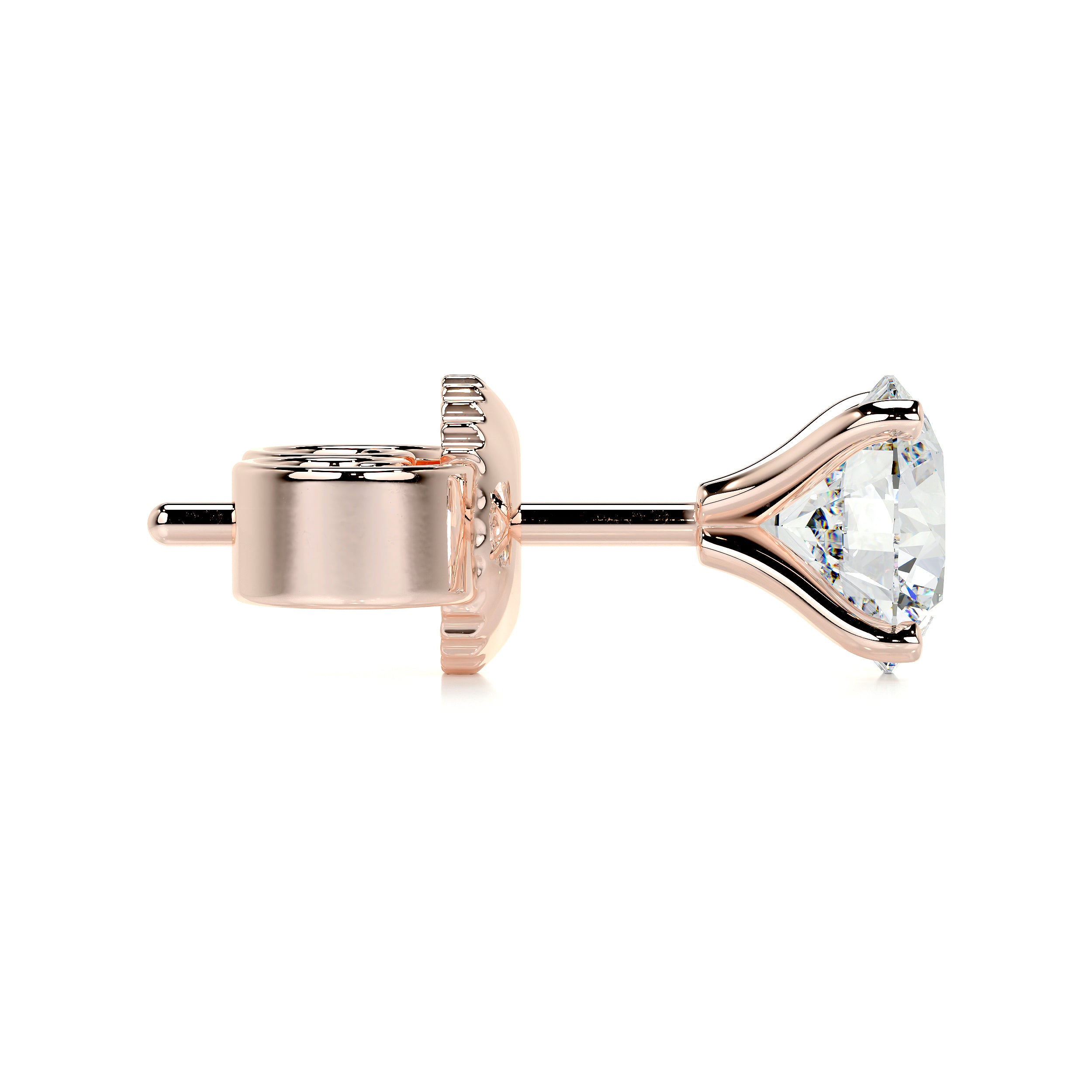 Allen Diamond Earrings -14K Rose Gold