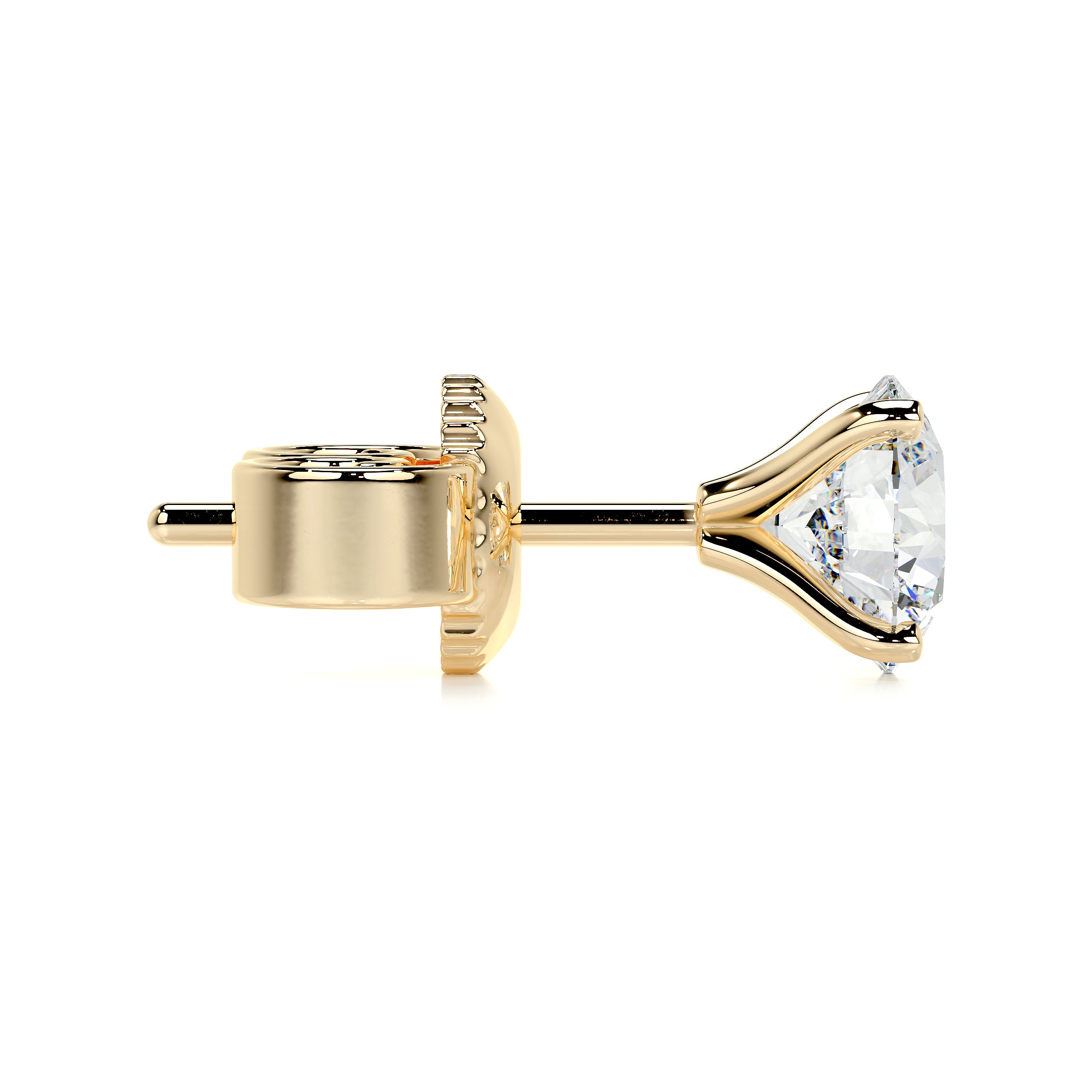 Allen Diamond Earrings -18K Yellow Gold