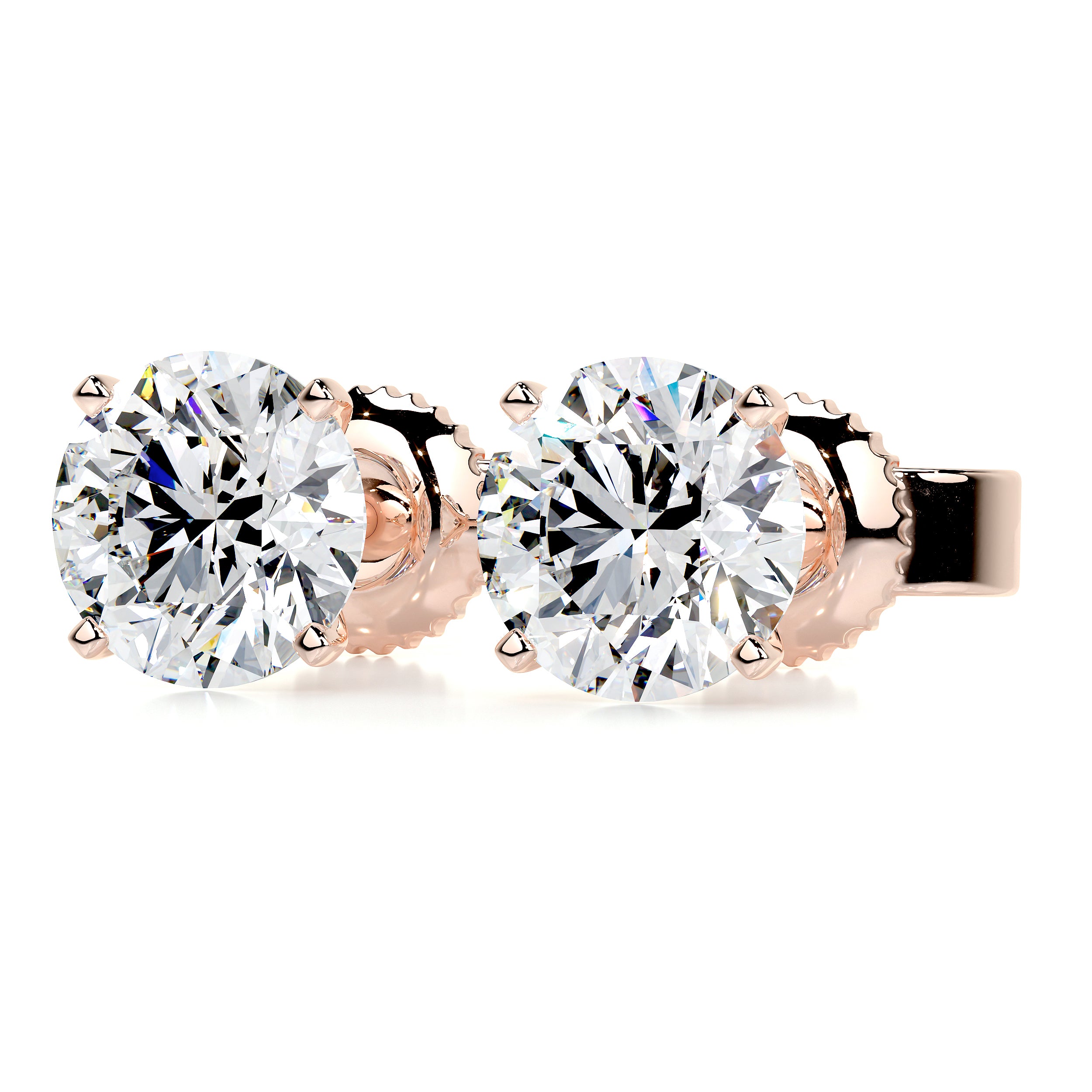 Allen Diamond Earrings -14K Rose Gold