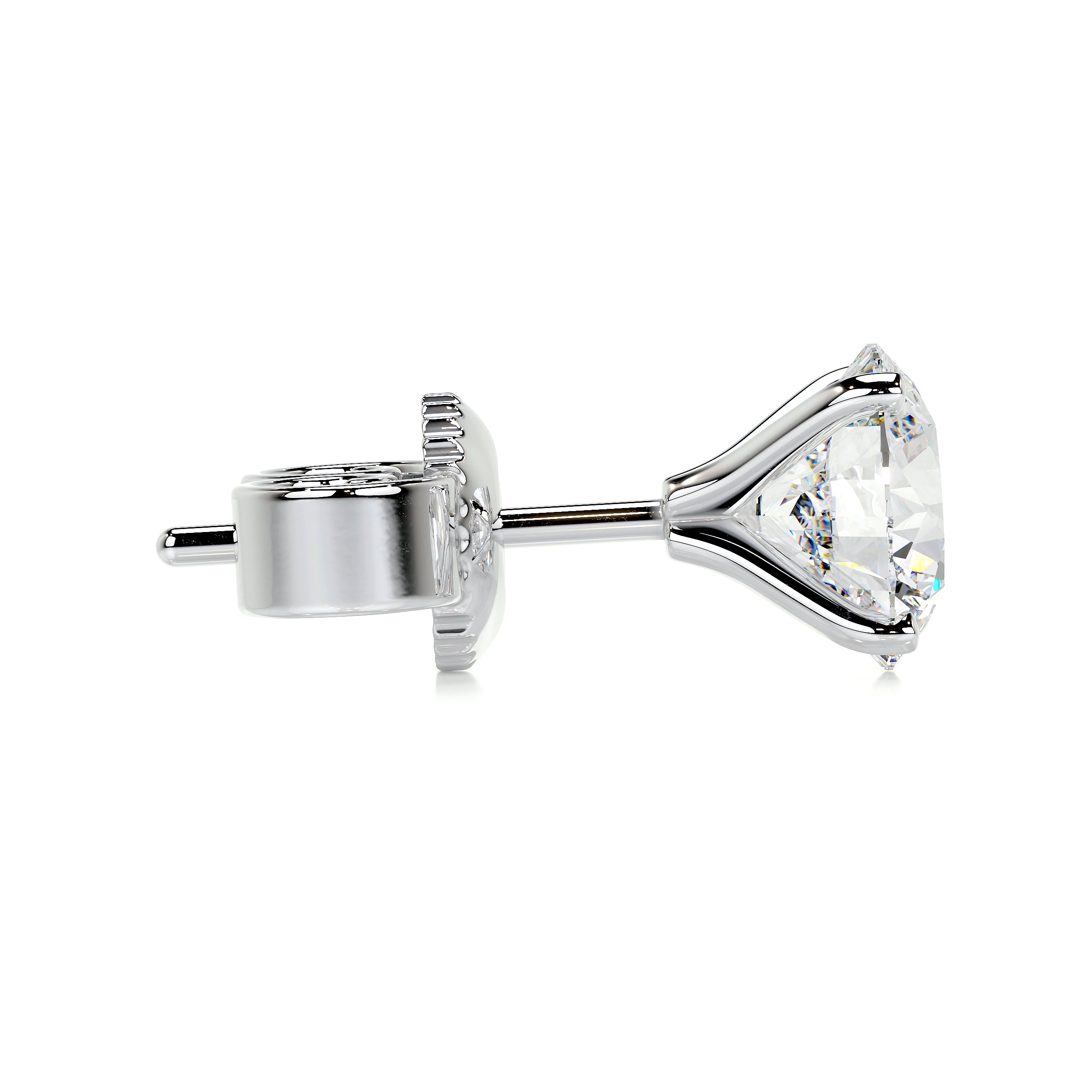 Allen Diamond Earrings -18K White Gold
