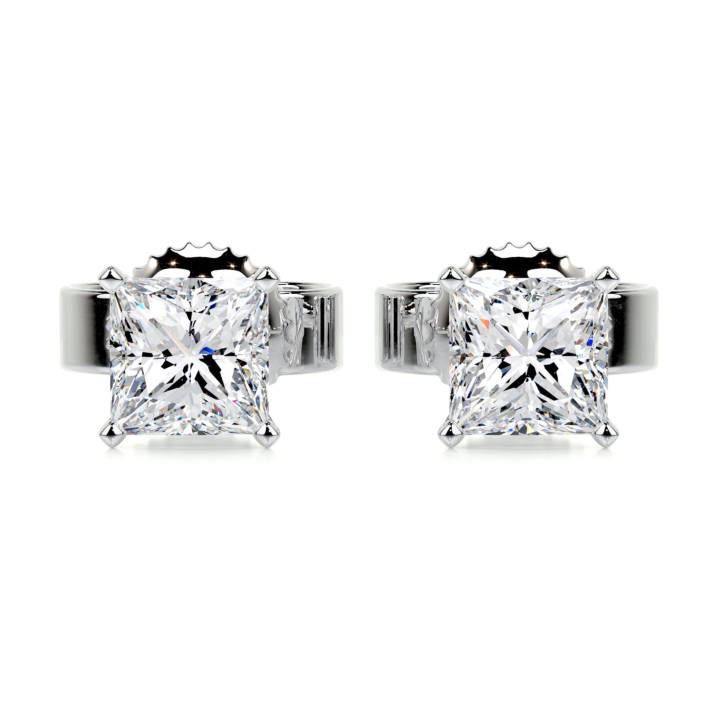 Jamie Diamond Earrings -18K White Gold