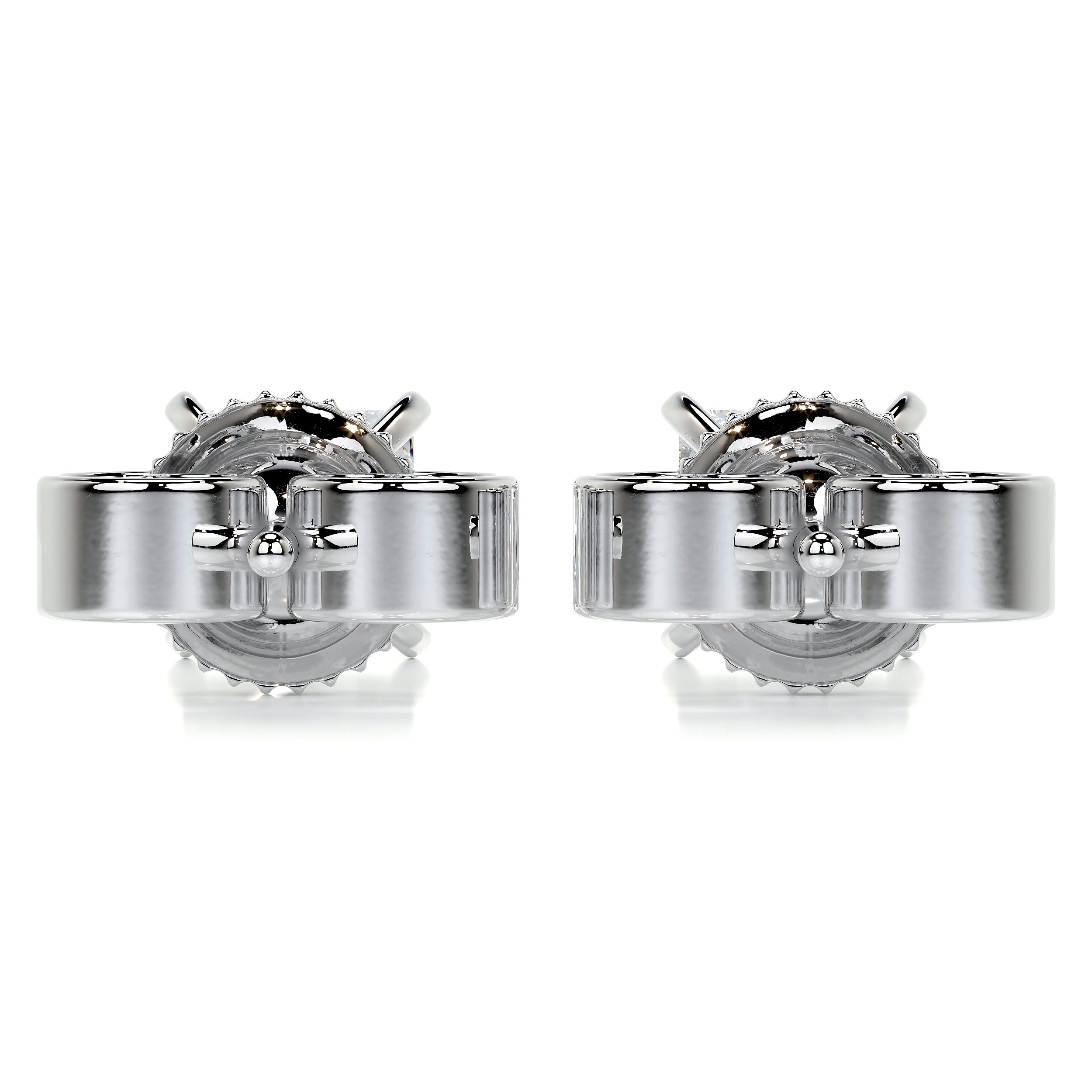 Jamie Diamond Earrings -18K White Gold