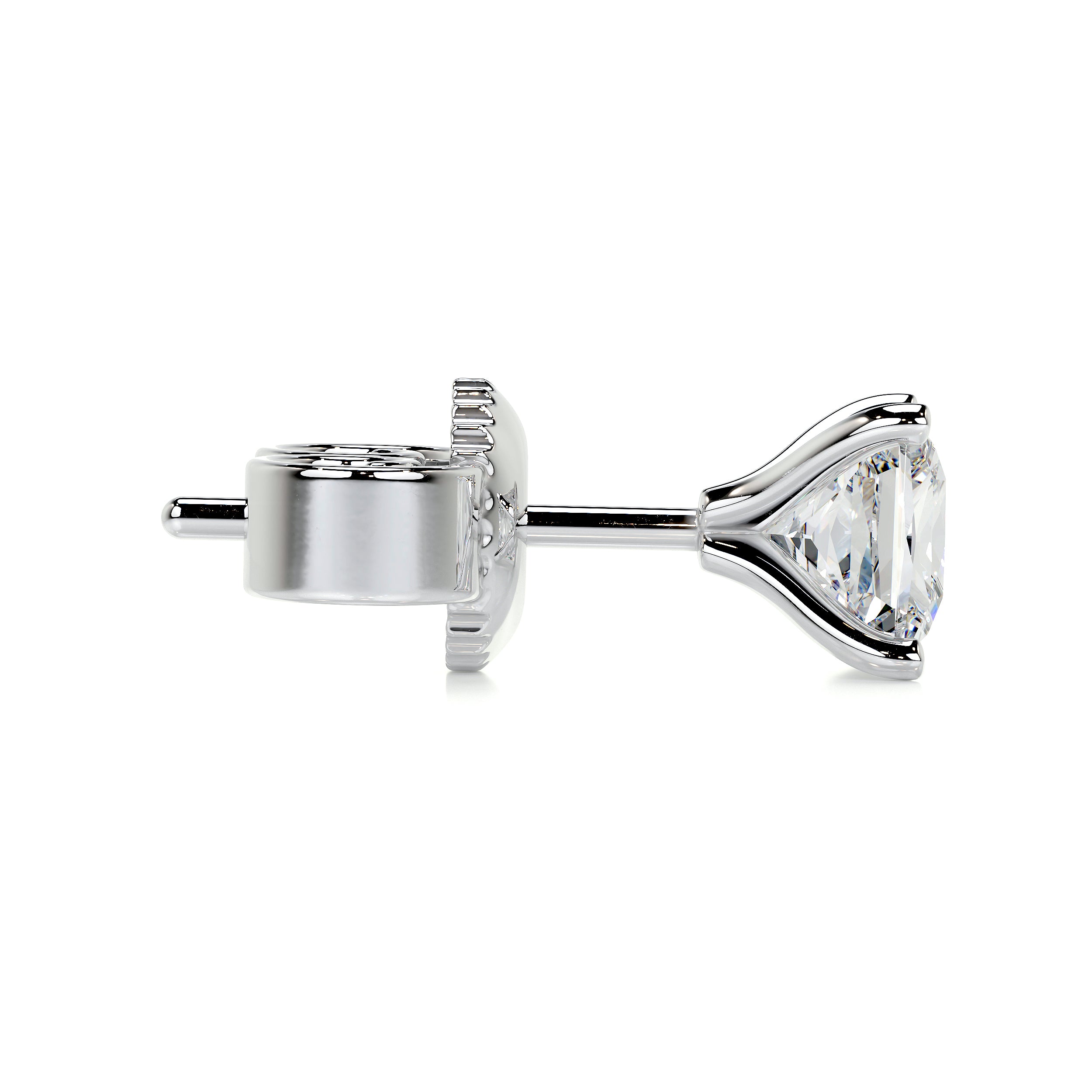 Jamie Diamond Earrings -18K White Gold