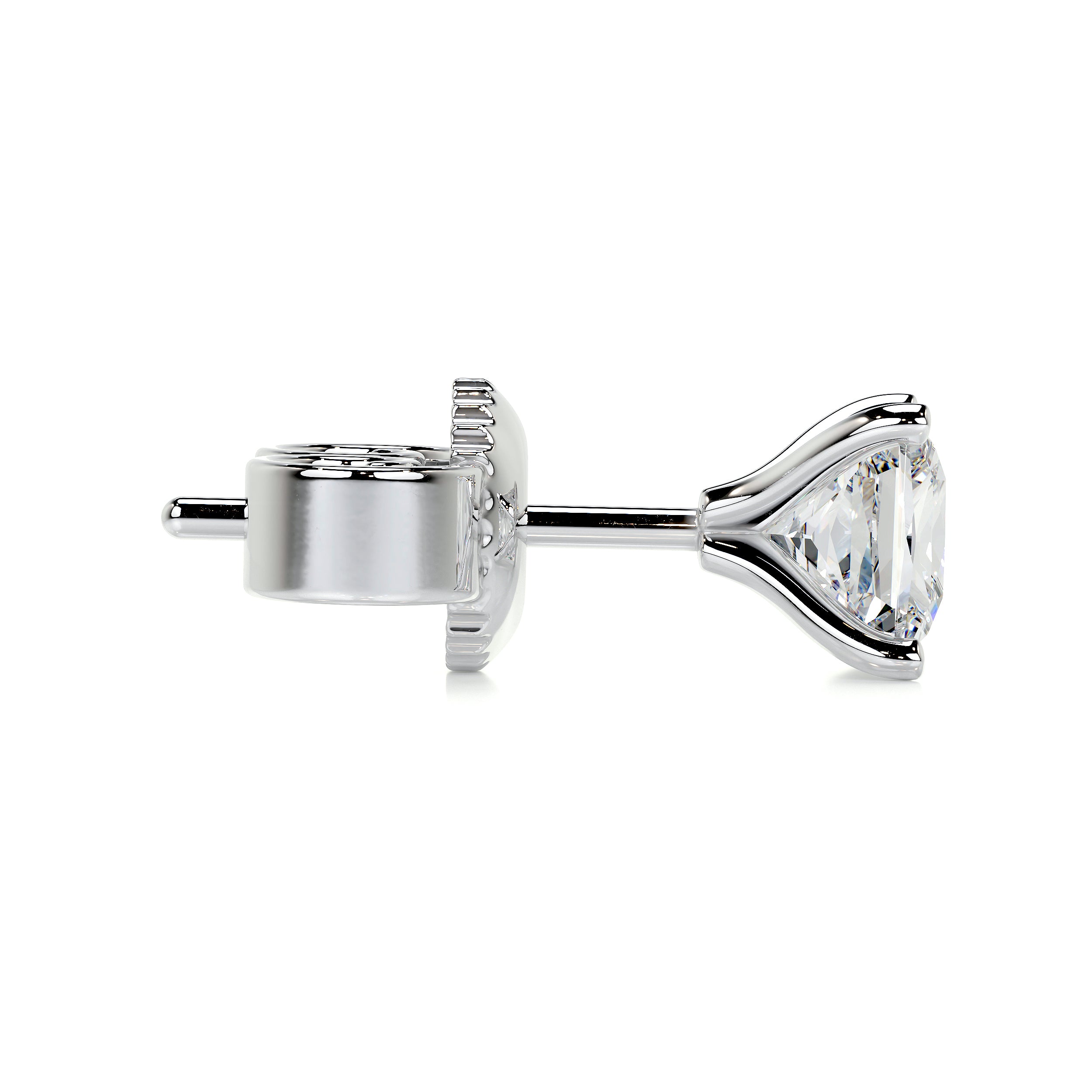 Jamie Lab Grown Diamond Earrings -14K White Gold