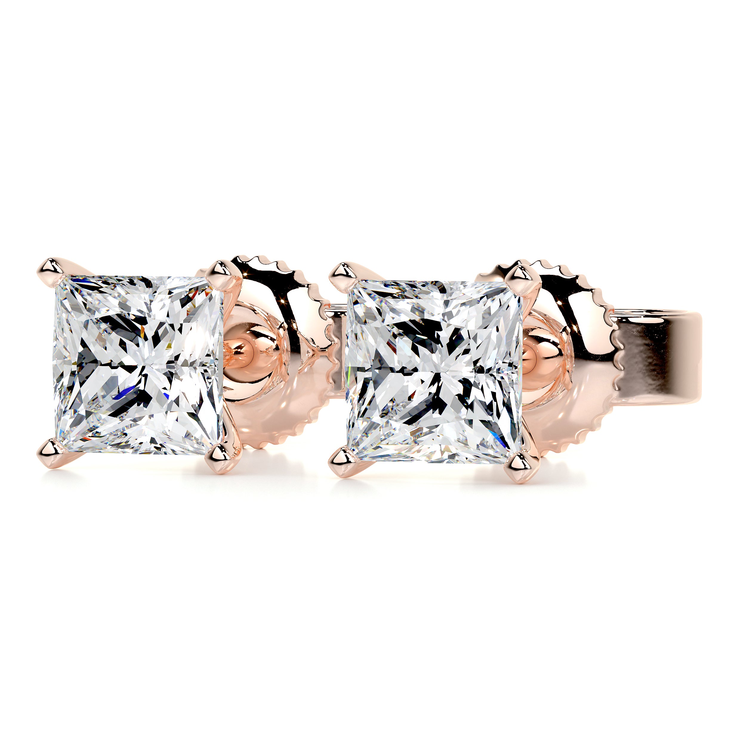 Jamie Lab Grown Diamond Earrings -14K Rose Gold