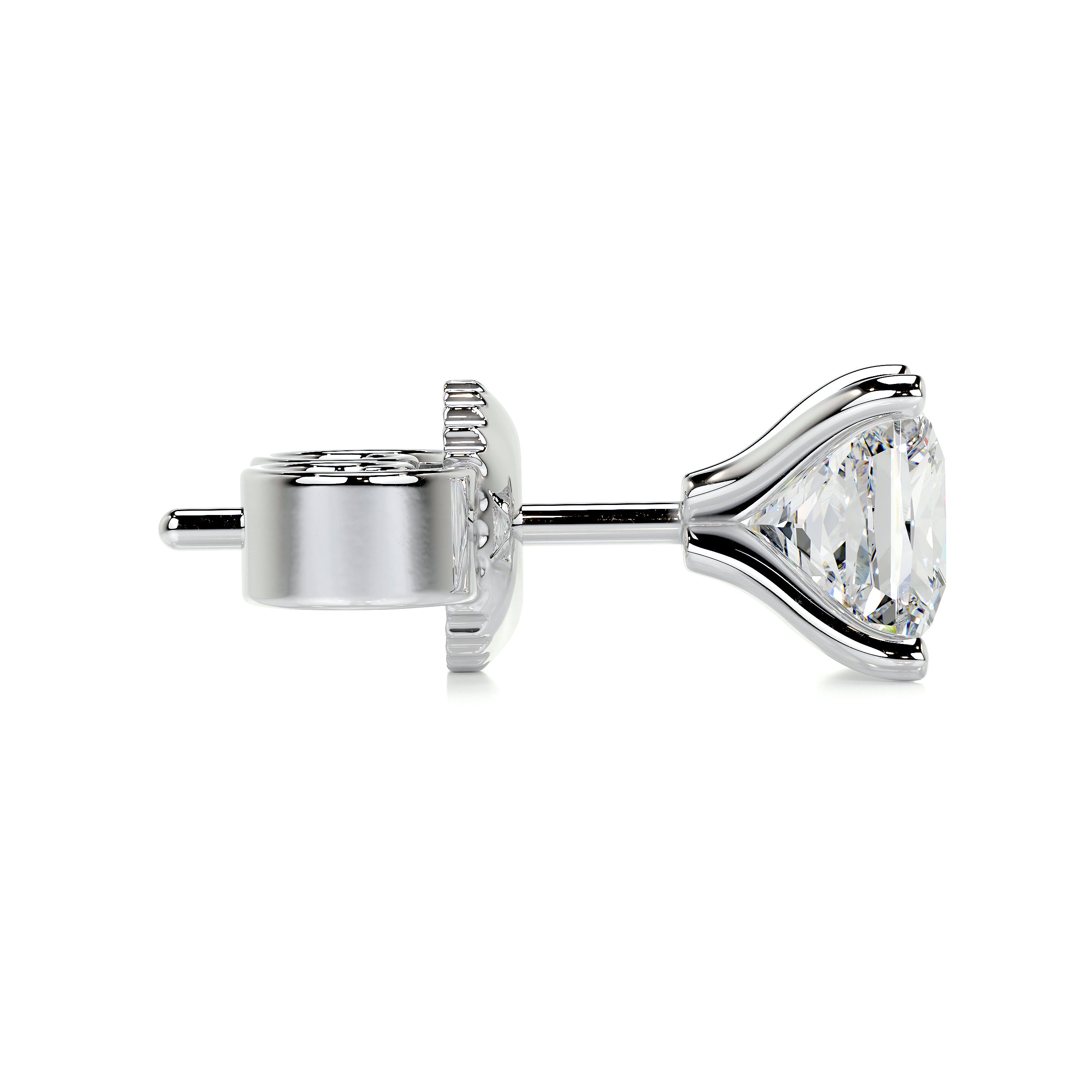 Jamie Lab Grown Diamond Earrings -14K White Gold