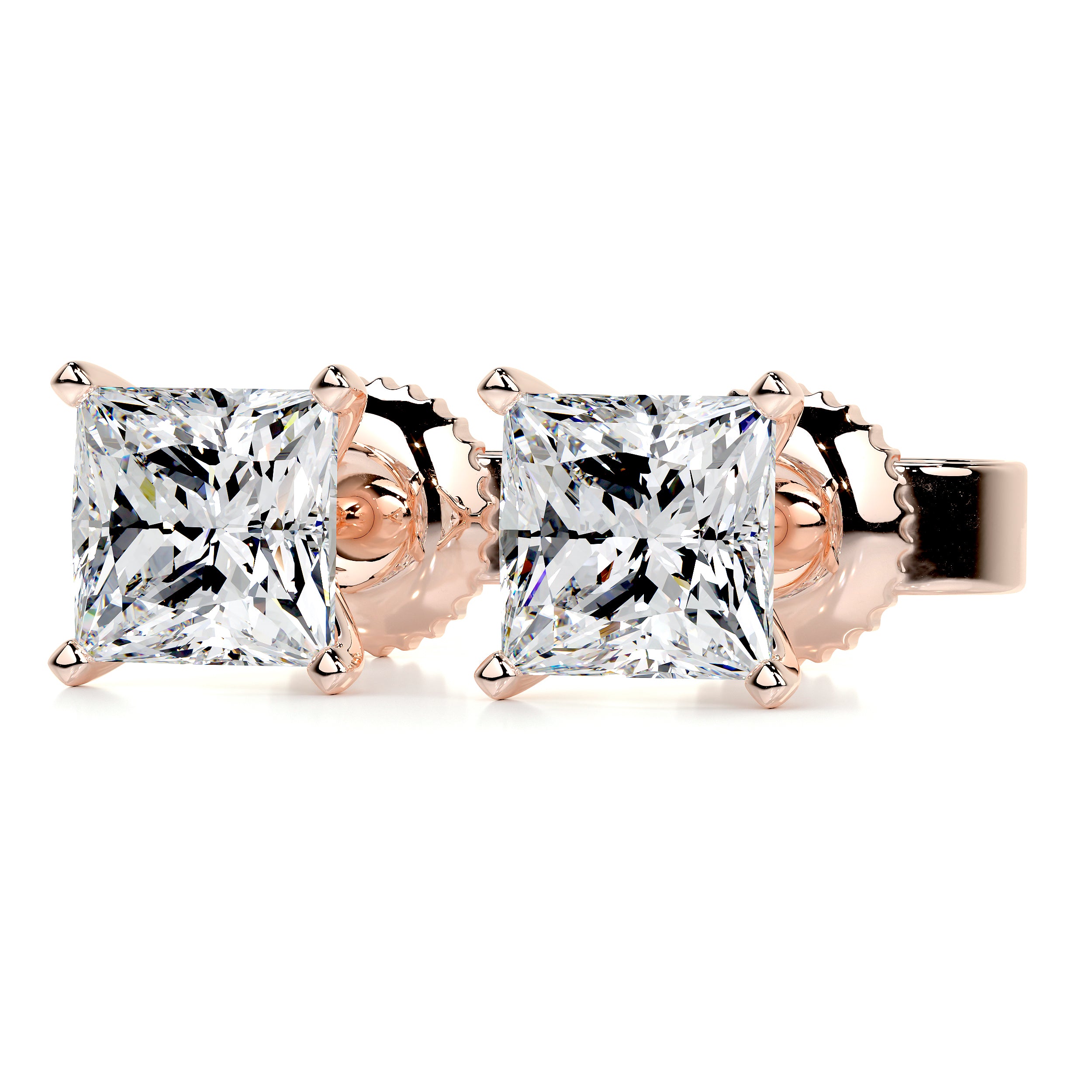 Jamie Diamond Earrings -14K Rose Gold