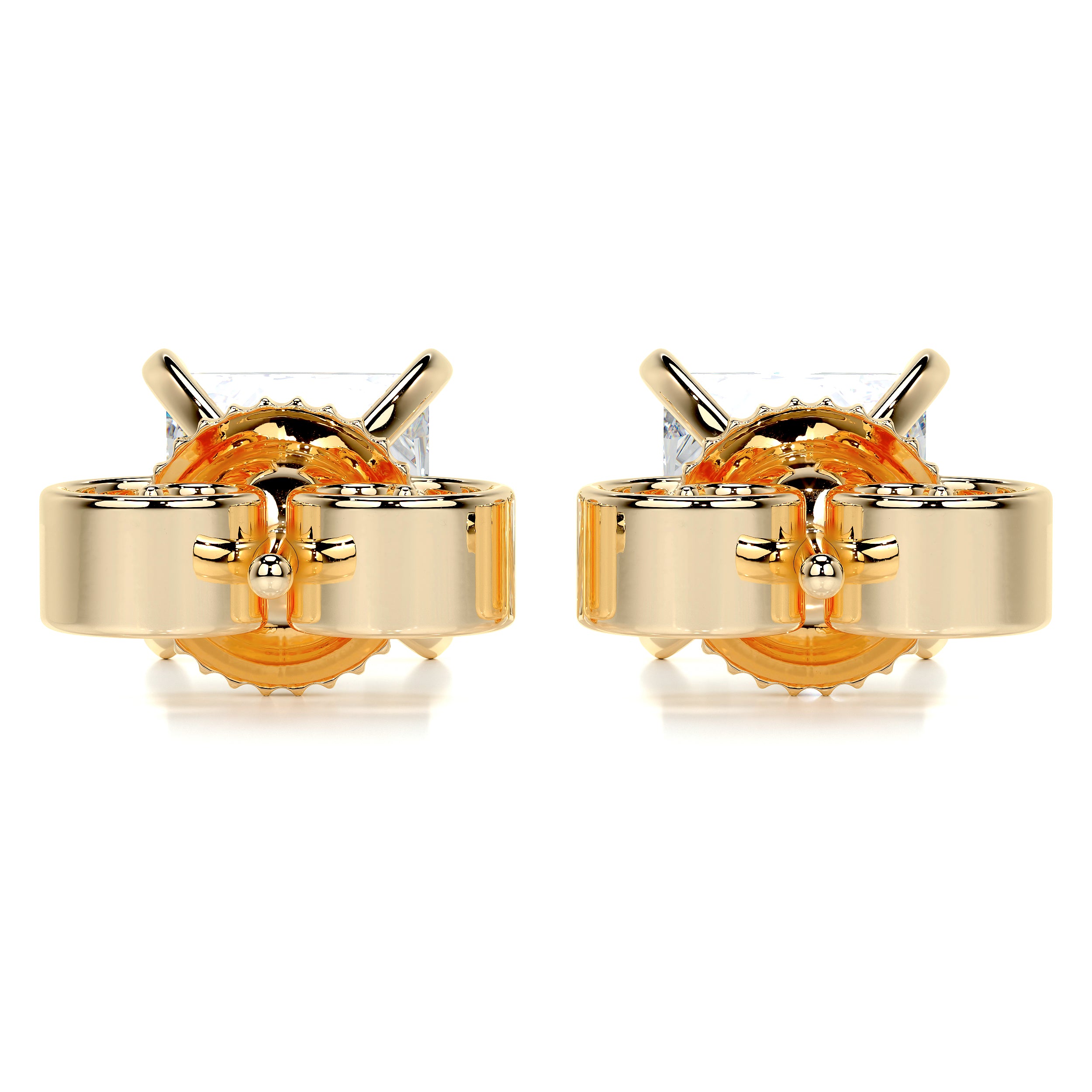 Jamie Diamond Earrings -18K Yellow Gold