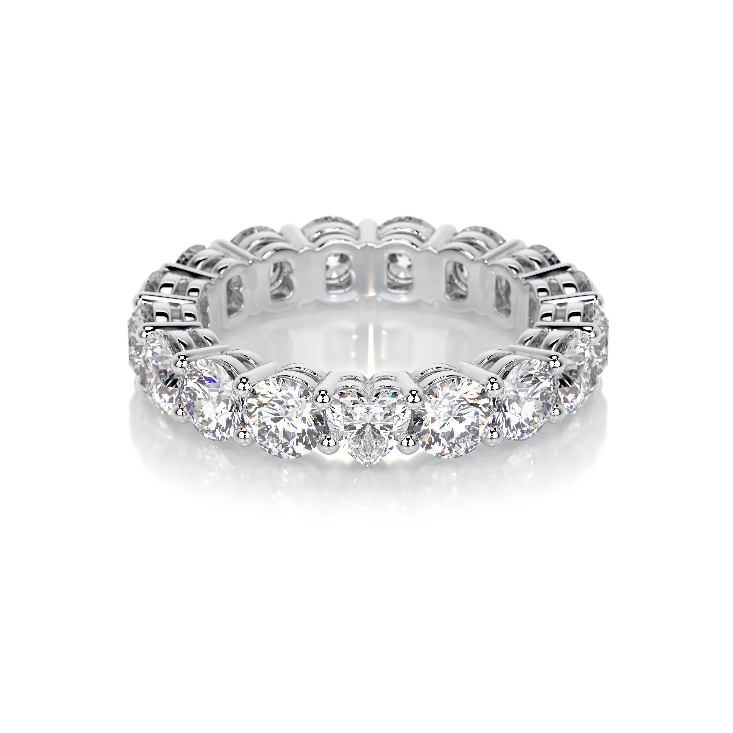 Anne Lab Grown Diamond Wedding Ring -14K White Gold
