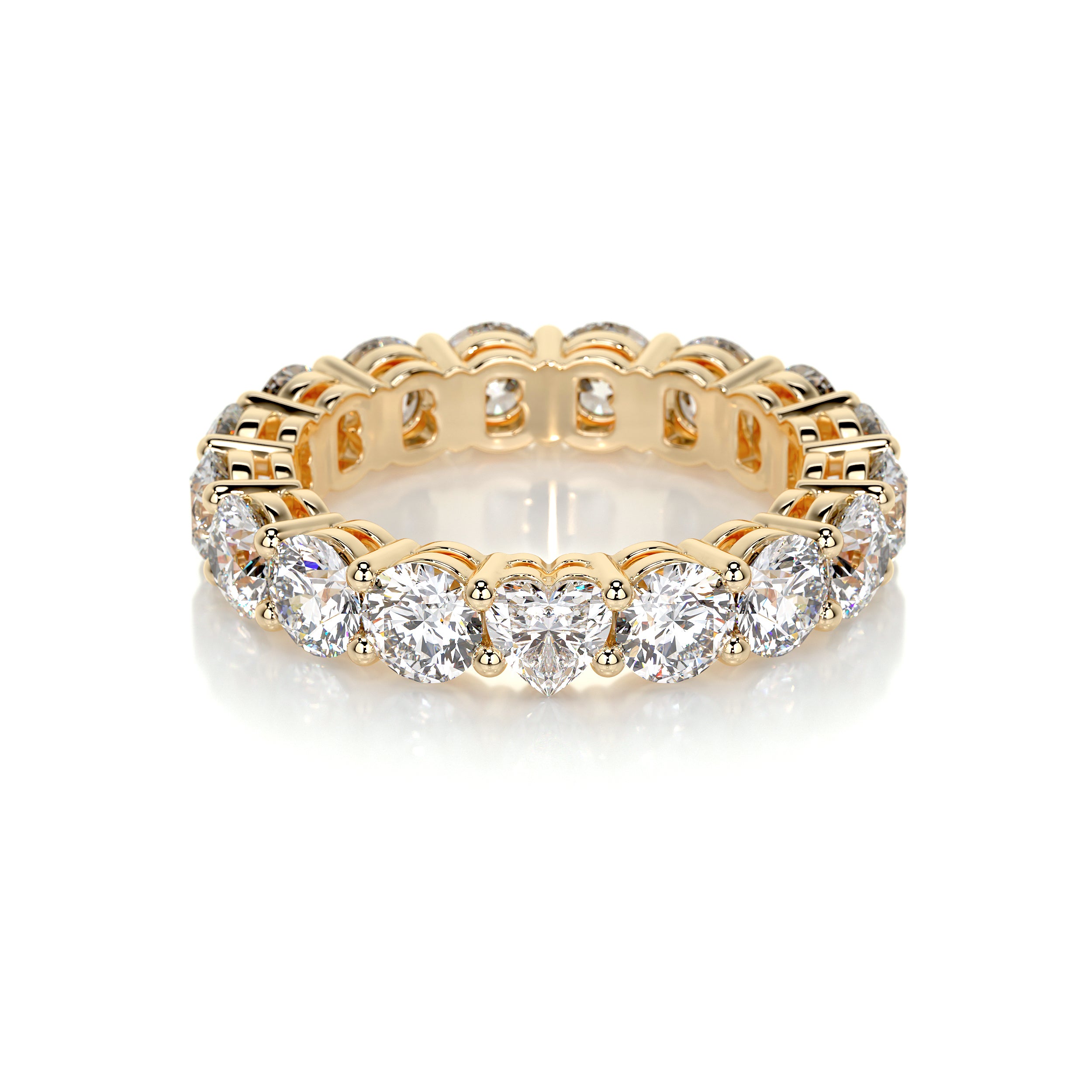 Anne Lab Grown Diamond Wedding Ring -18K Yellow Gold