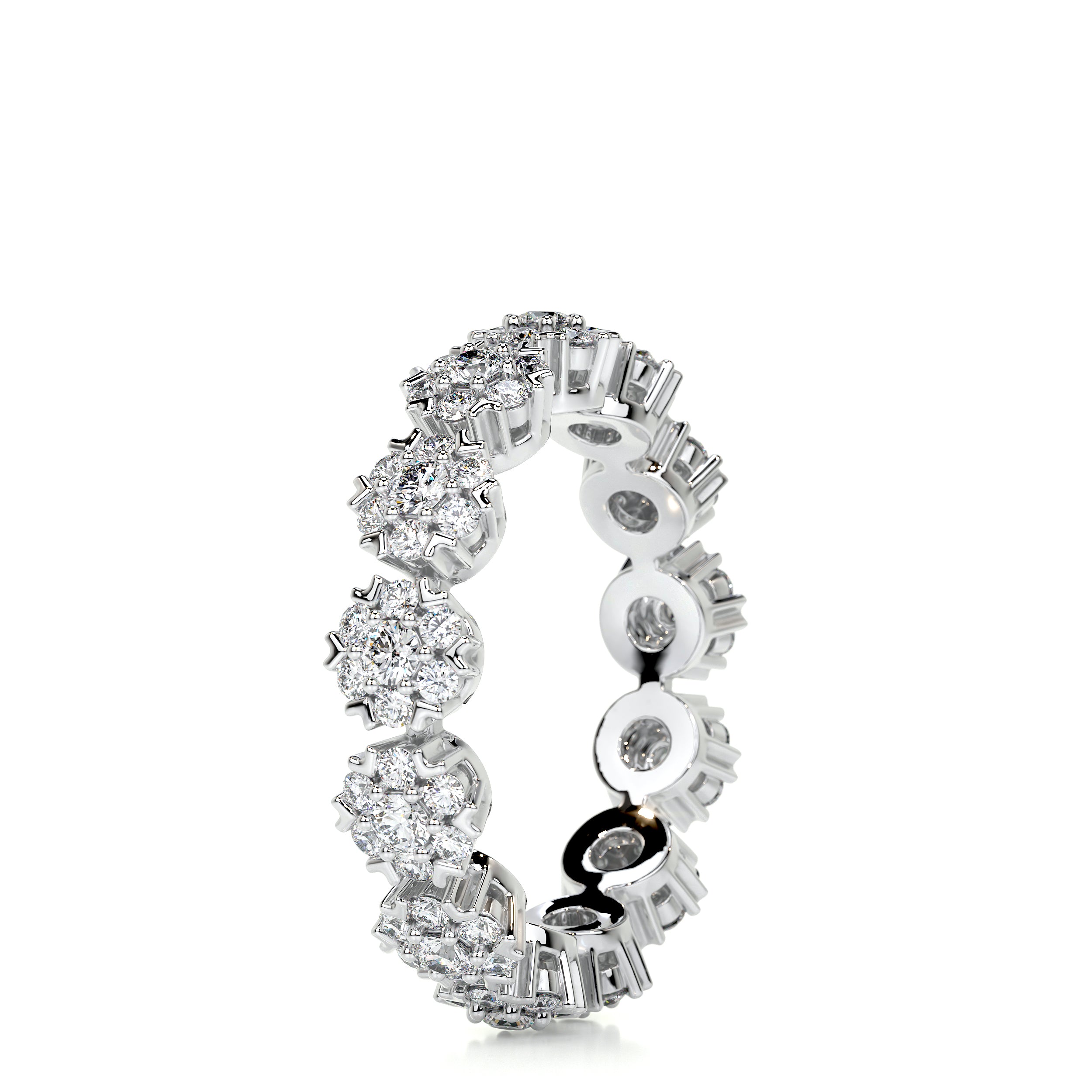Holly Diamond Wedding Ring (1 Carat) -14K White Gold