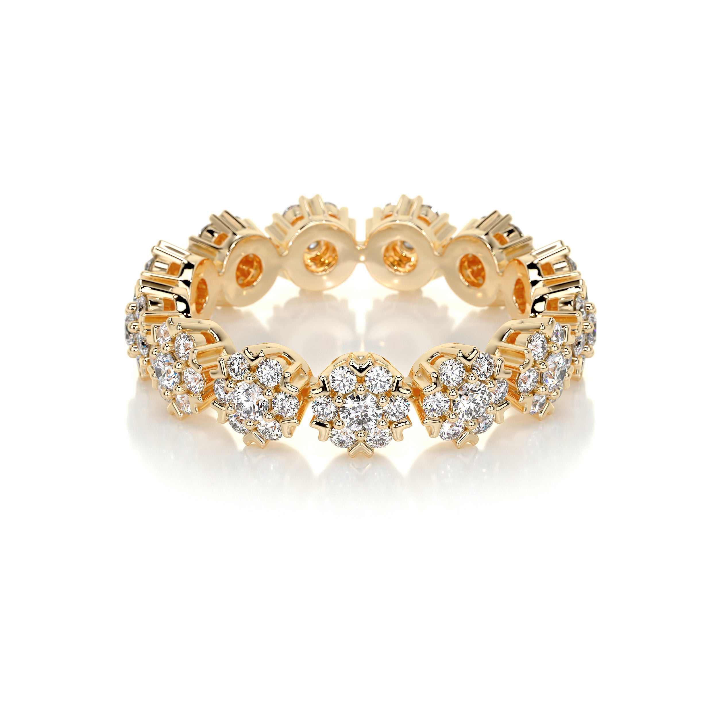Holly Lab Grown Diamond Wedding Ring (1 Carat) -18K Yellow Gold