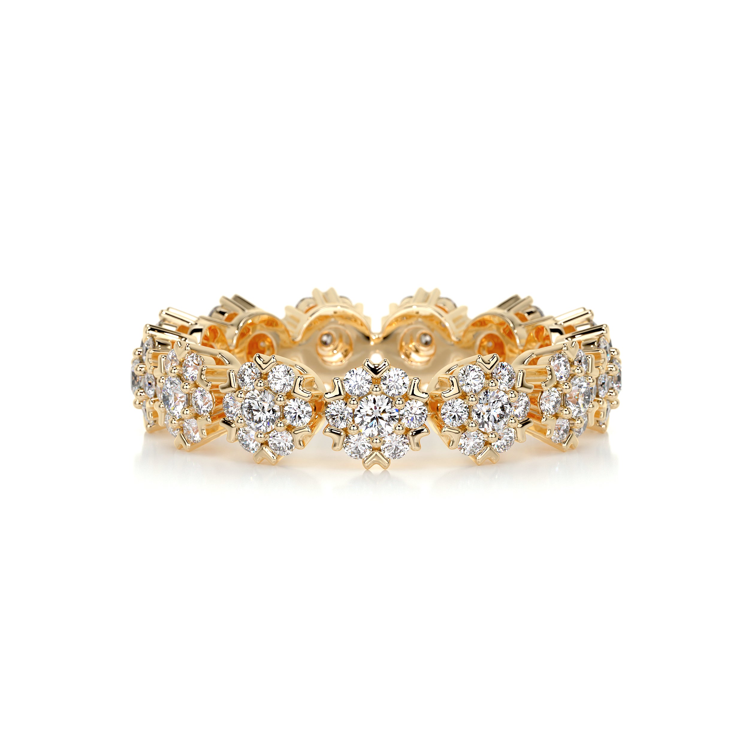 Holly Diamond Wedding Ring (1 Carat) -18K Yellow Gold