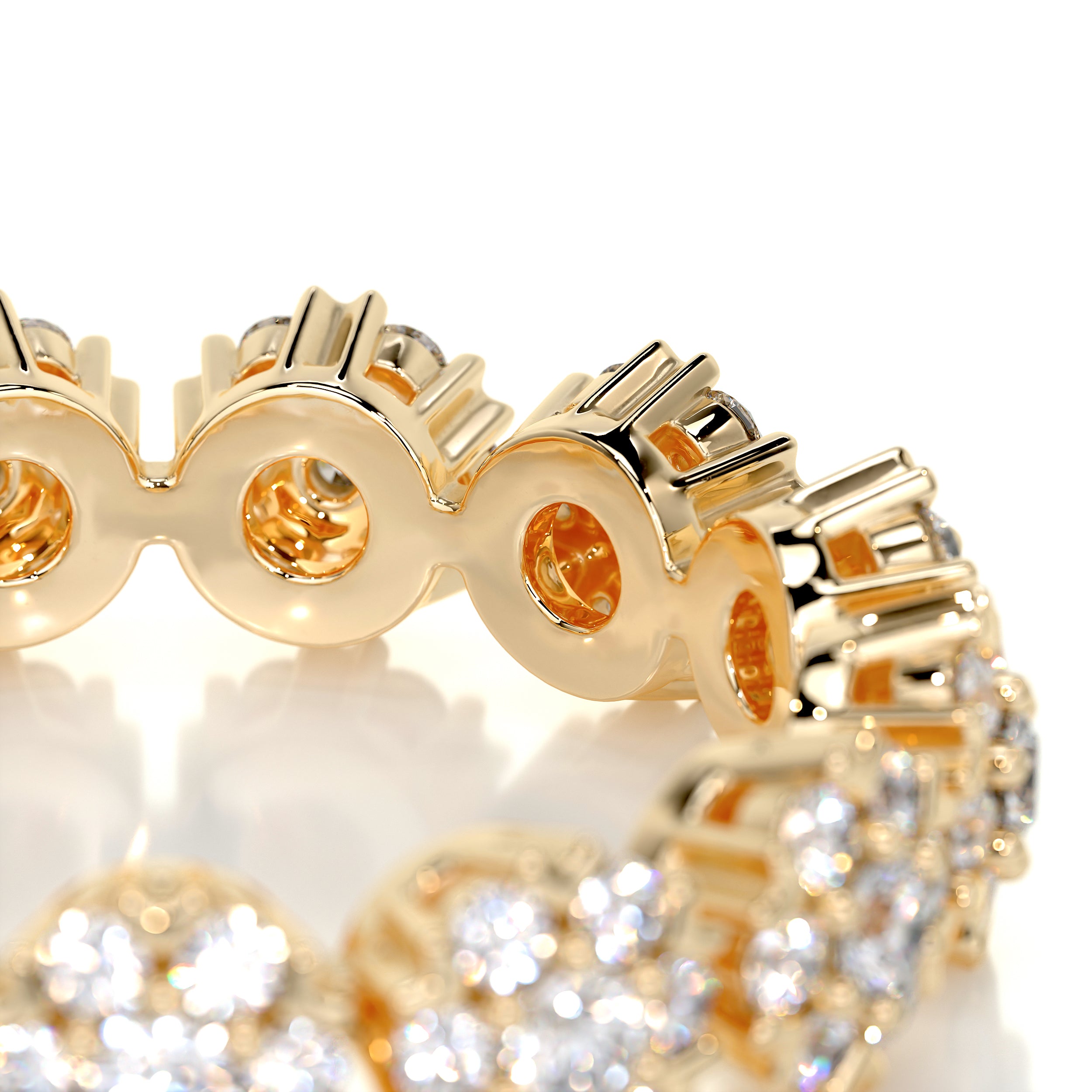 Holly Diamond Wedding Ring (1 Carat) -18K Yellow Gold