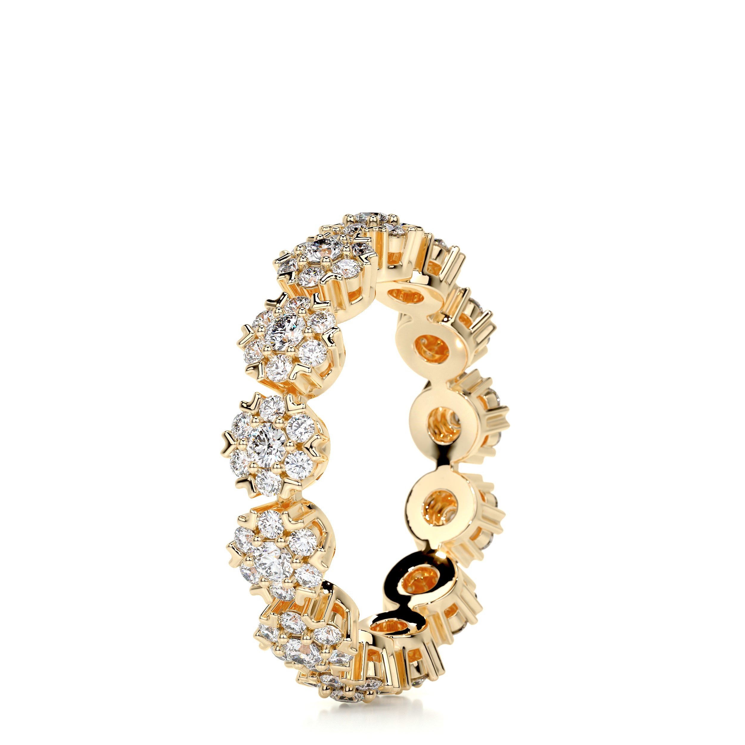 Holly Diamond Wedding Ring (1 Carat) -18K Yellow Gold