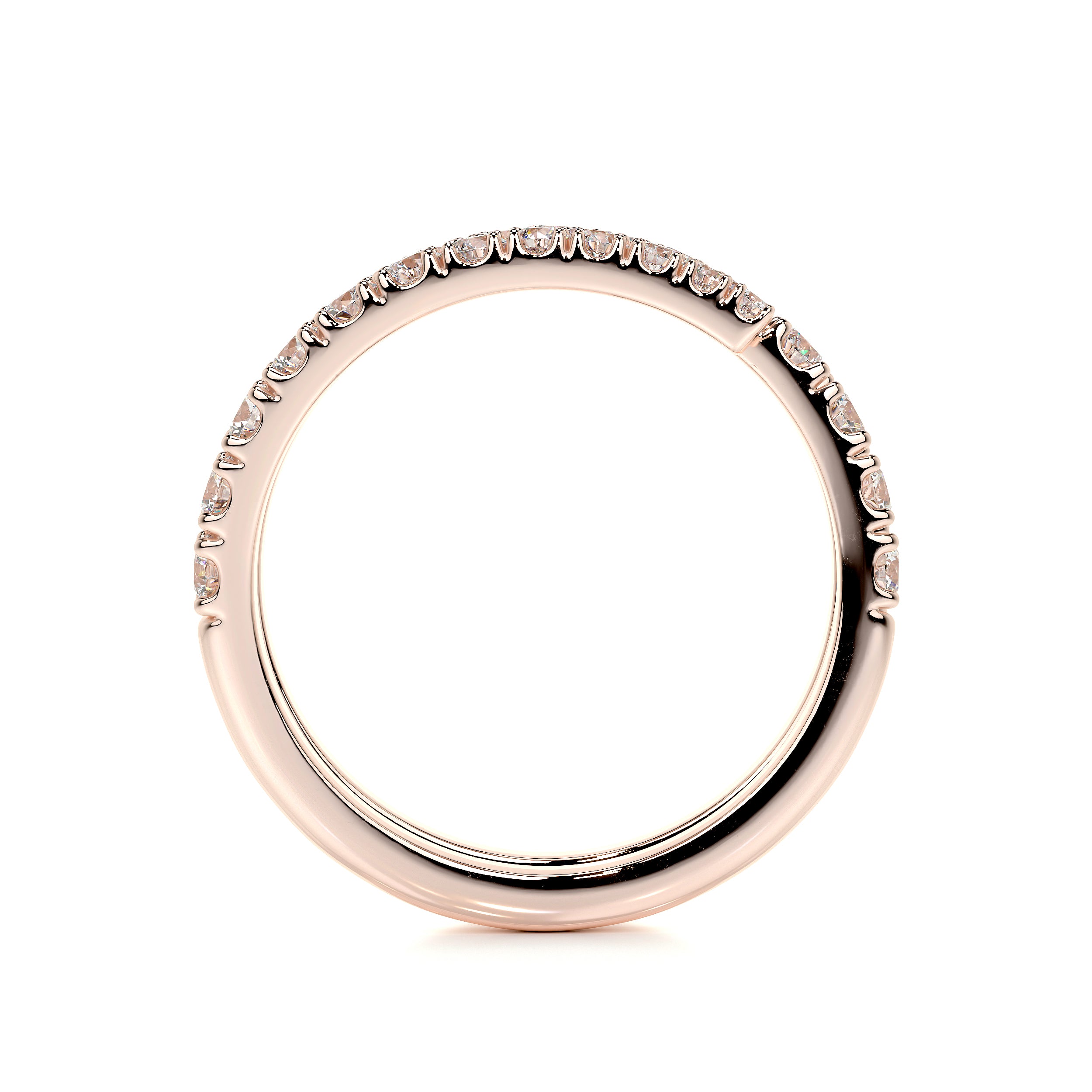 Carrie Lab Grown Diamond Wedding Ring (1 Carat) -14K Rose Gold