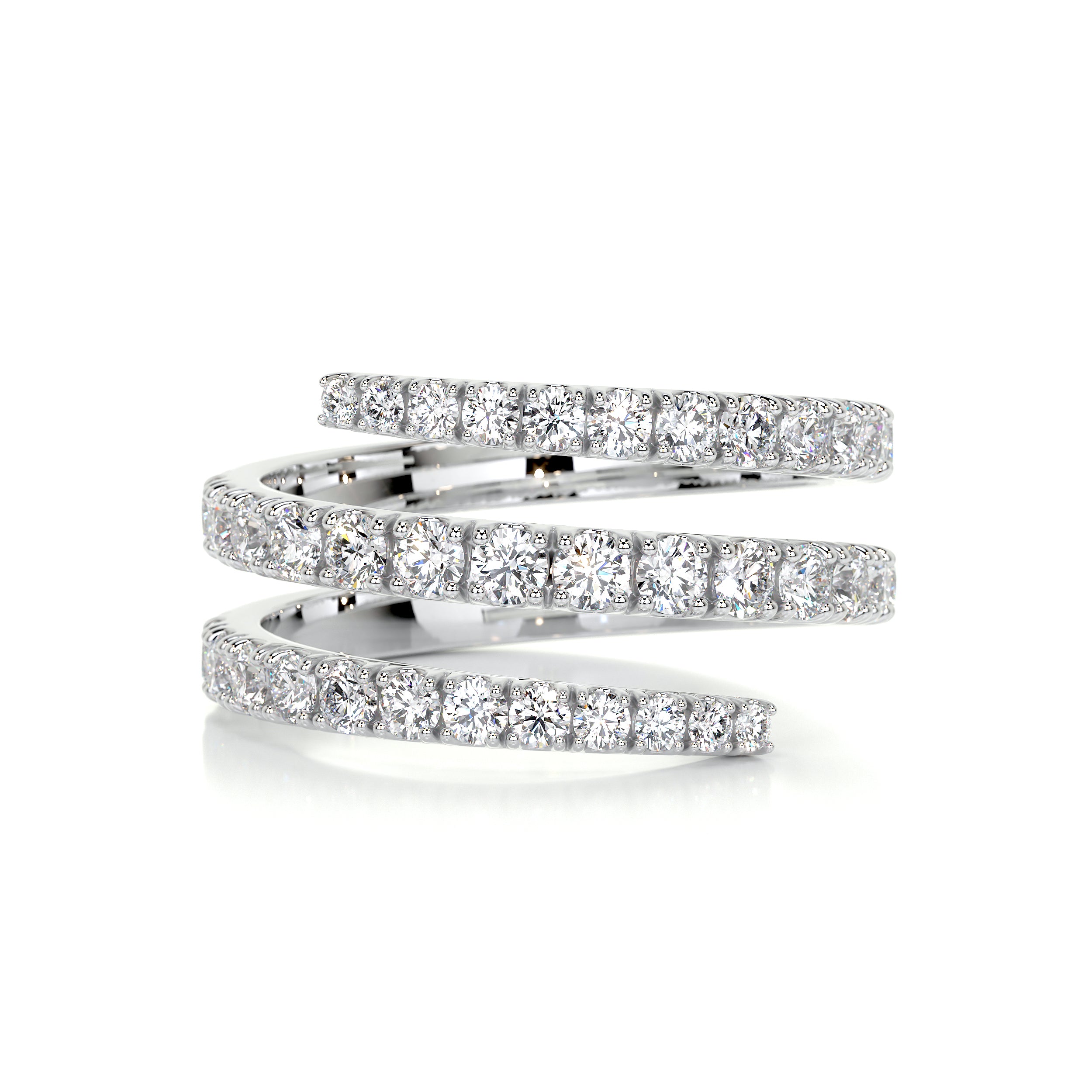 Carrie Diamond Wedding Ring (1 Carat) -14K White Gold