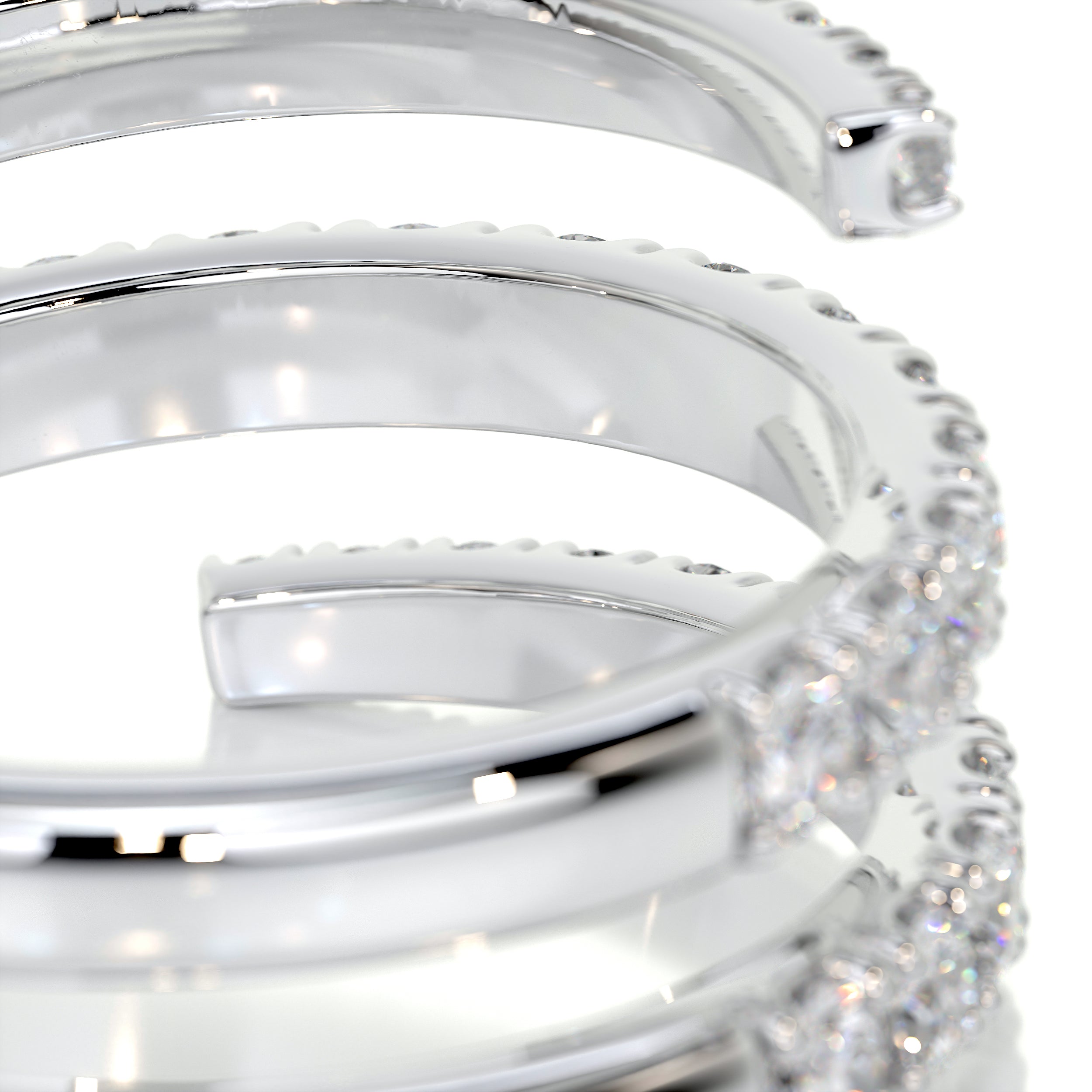 Carrie Diamond Wedding Ring (1 Carat) -14K White Gold
