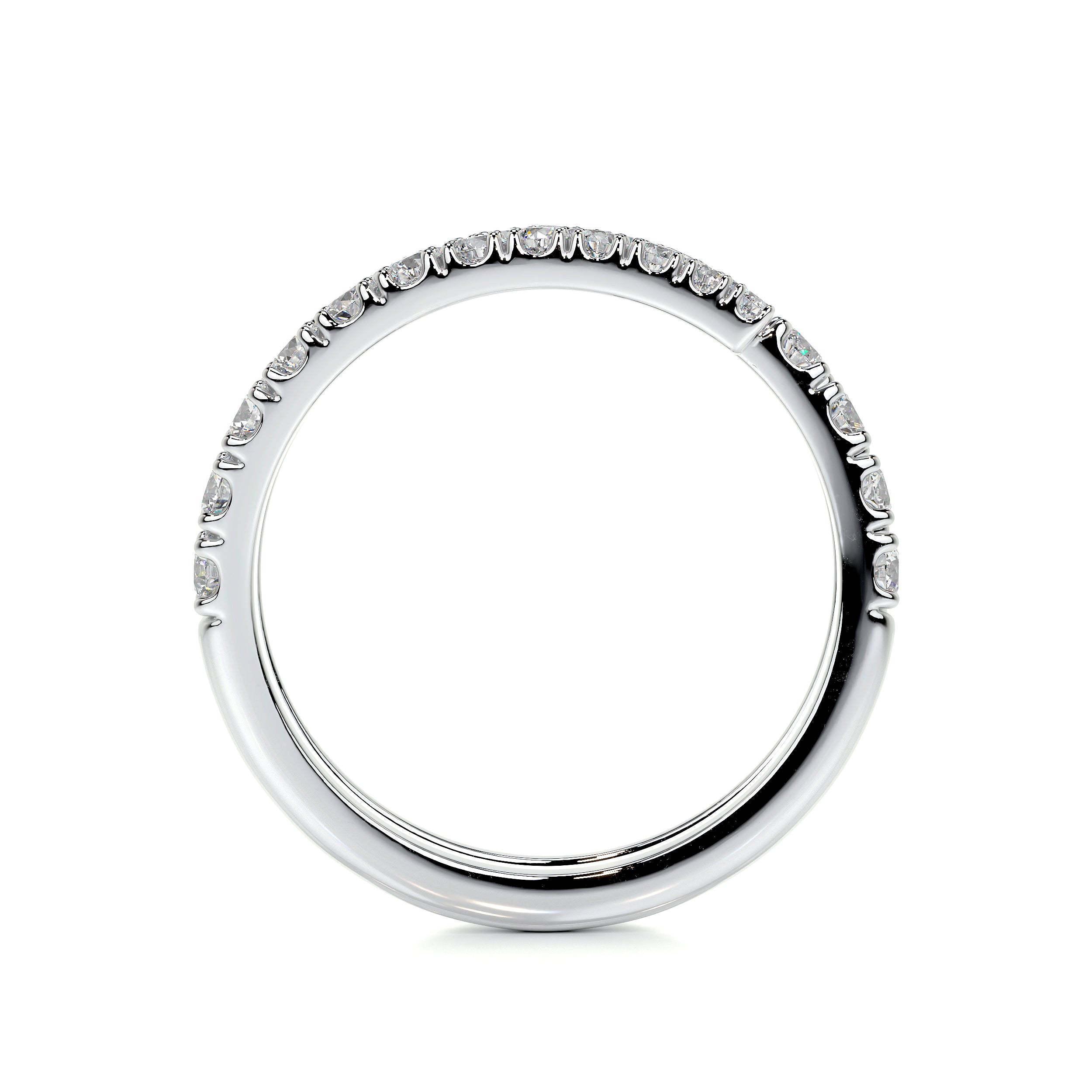 Carrie Lab Grown Diamond Wedding Ring (1 Carat) -14K White Gold