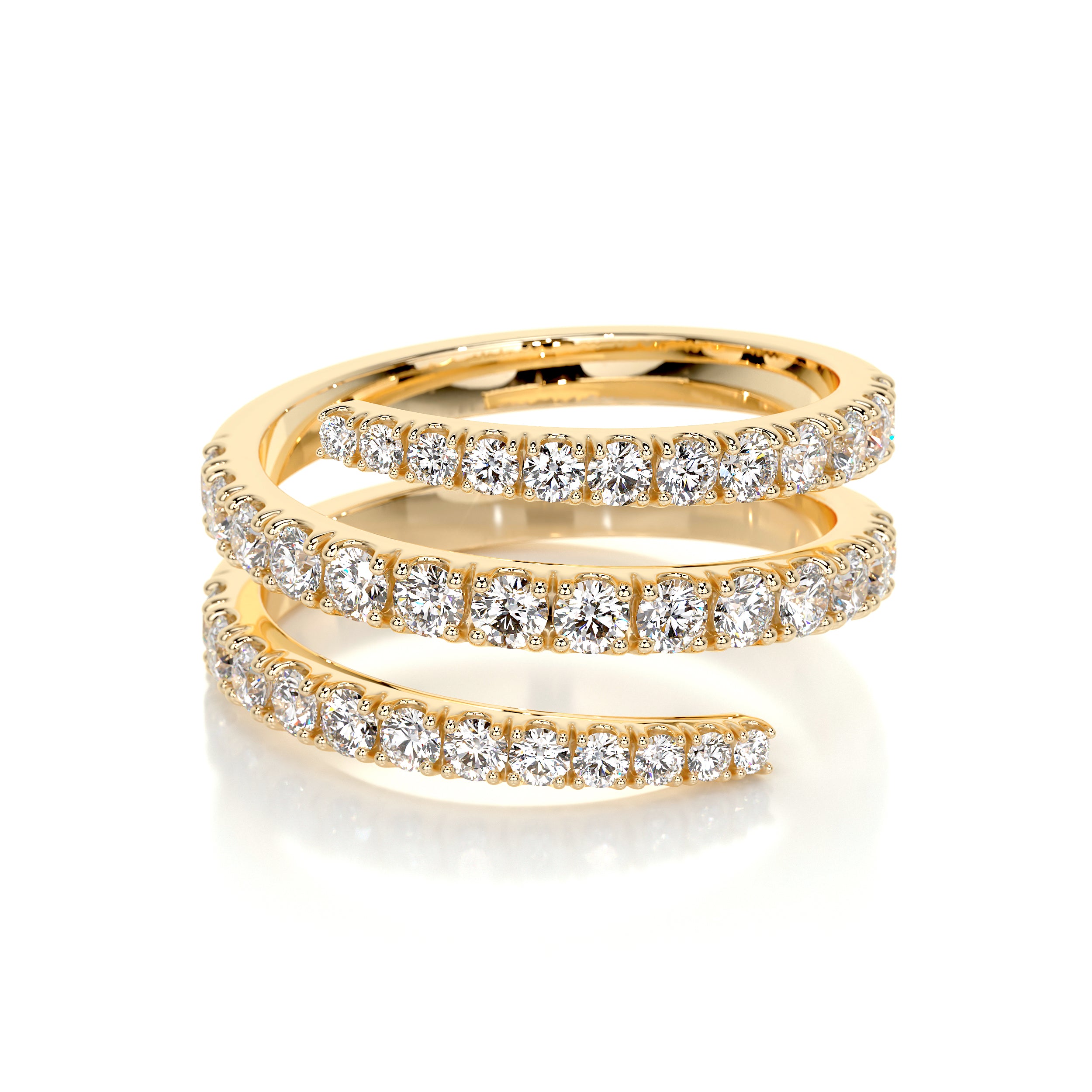Carrie Lab Grown Diamond Wedding Ring (1 Carat) -18K Yellow Gold