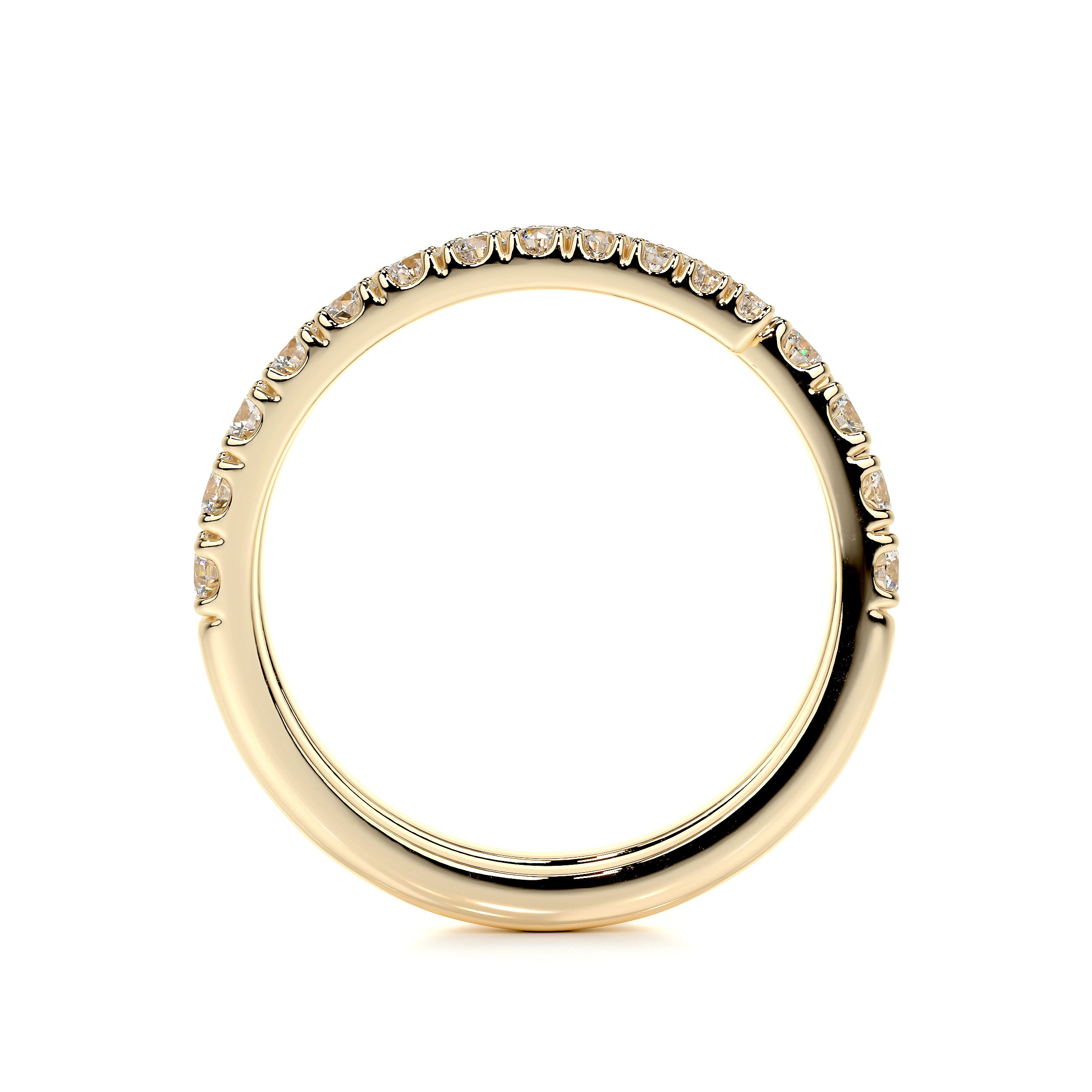Carrie Lab Grown Diamond Wedding Ring (1 Carat) -18K Yellow Gold
