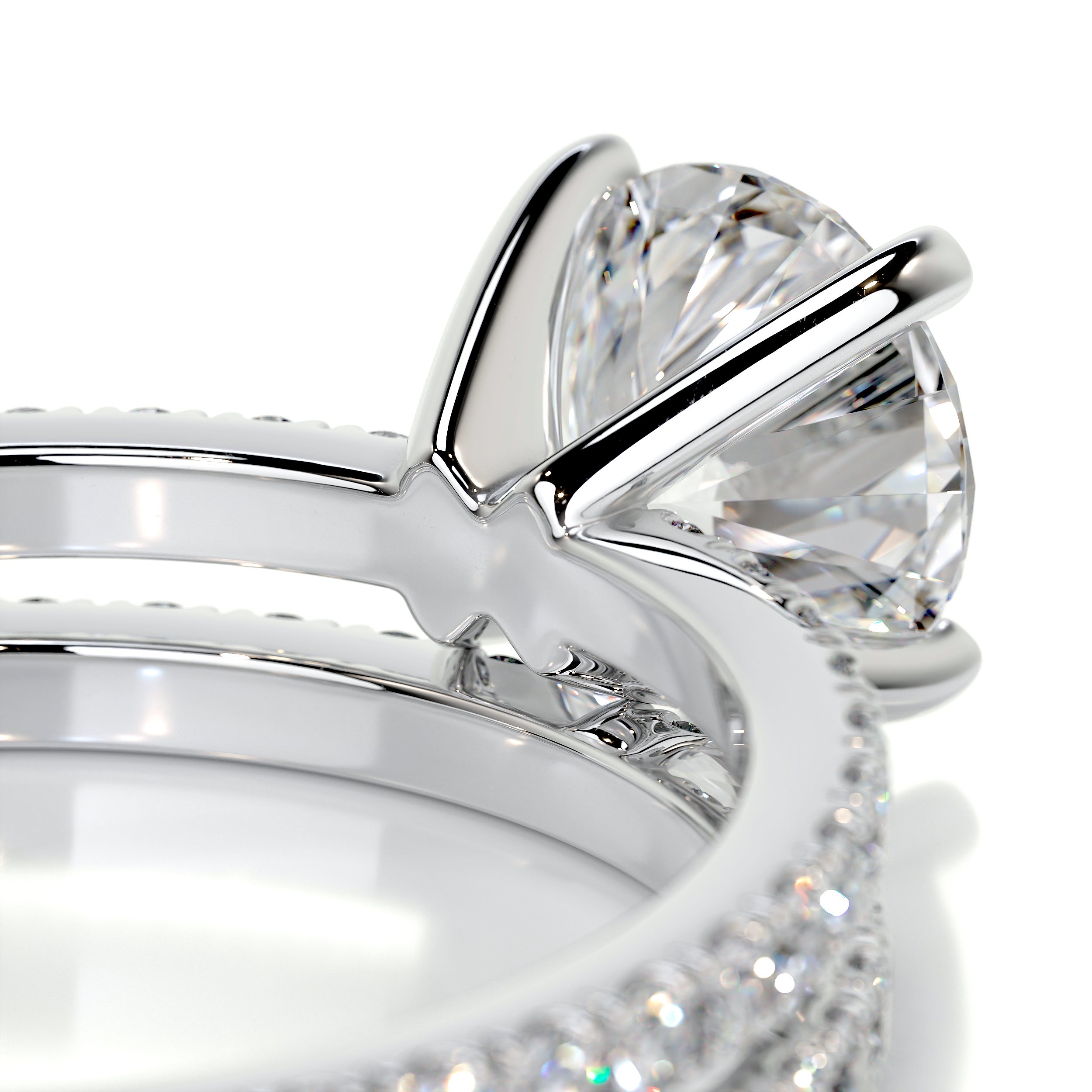 Stephanie Diamond Bridal Set -14K White Gold