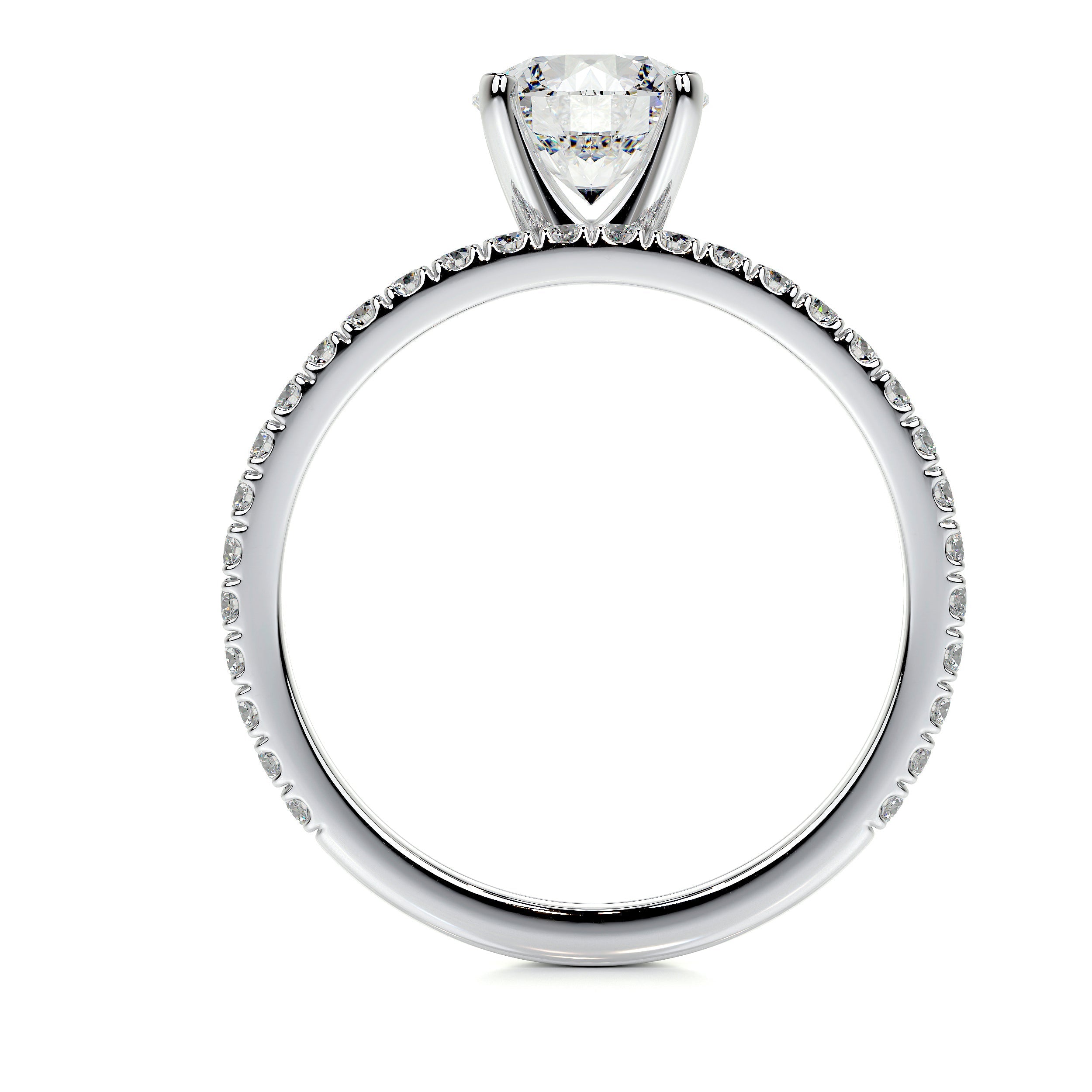 Stephanie Lab Grown Diamond Bridal Set -18K White Gold
