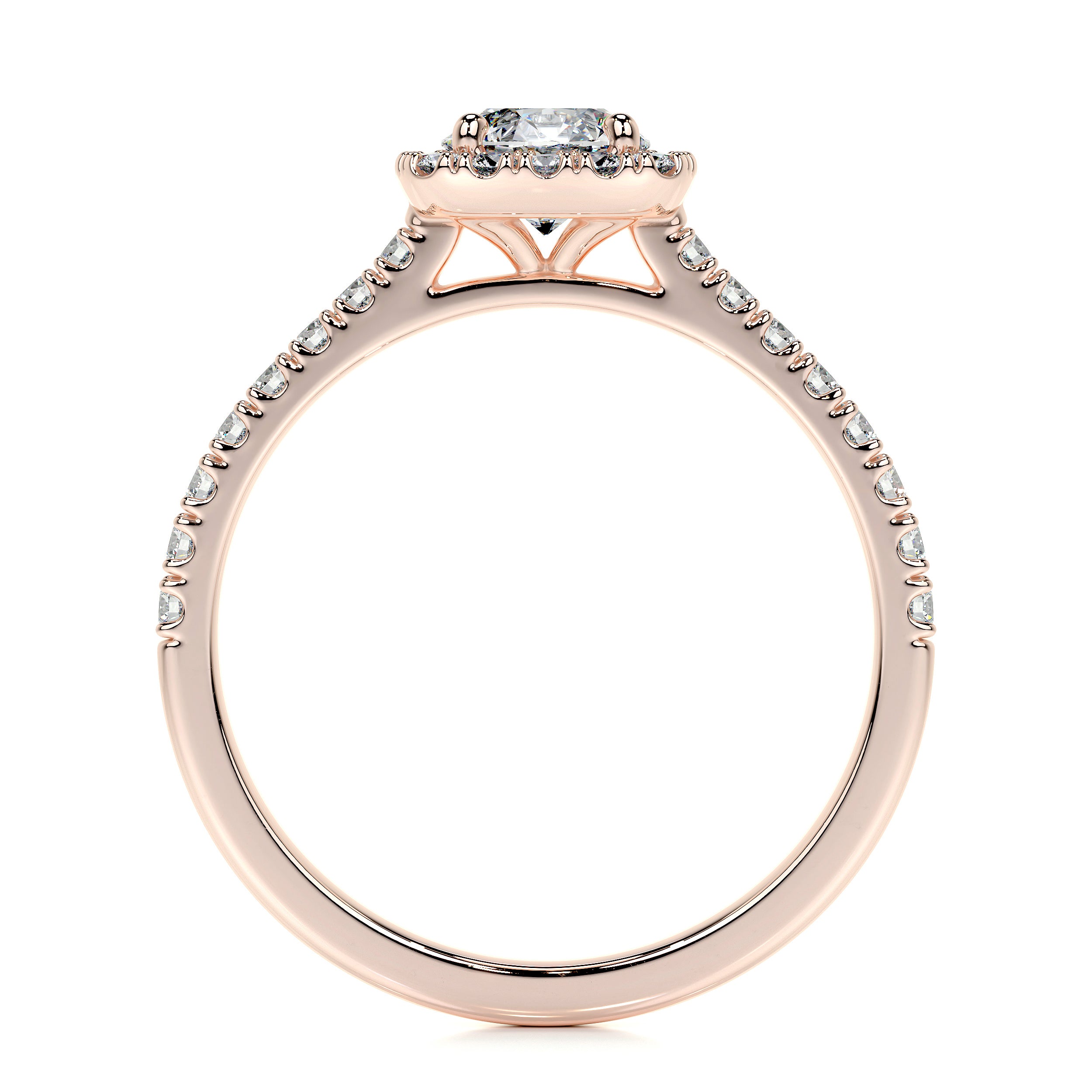 Claudia Lab Grown Diamond Ring   (0.70 Carat) -14K Rose Gold