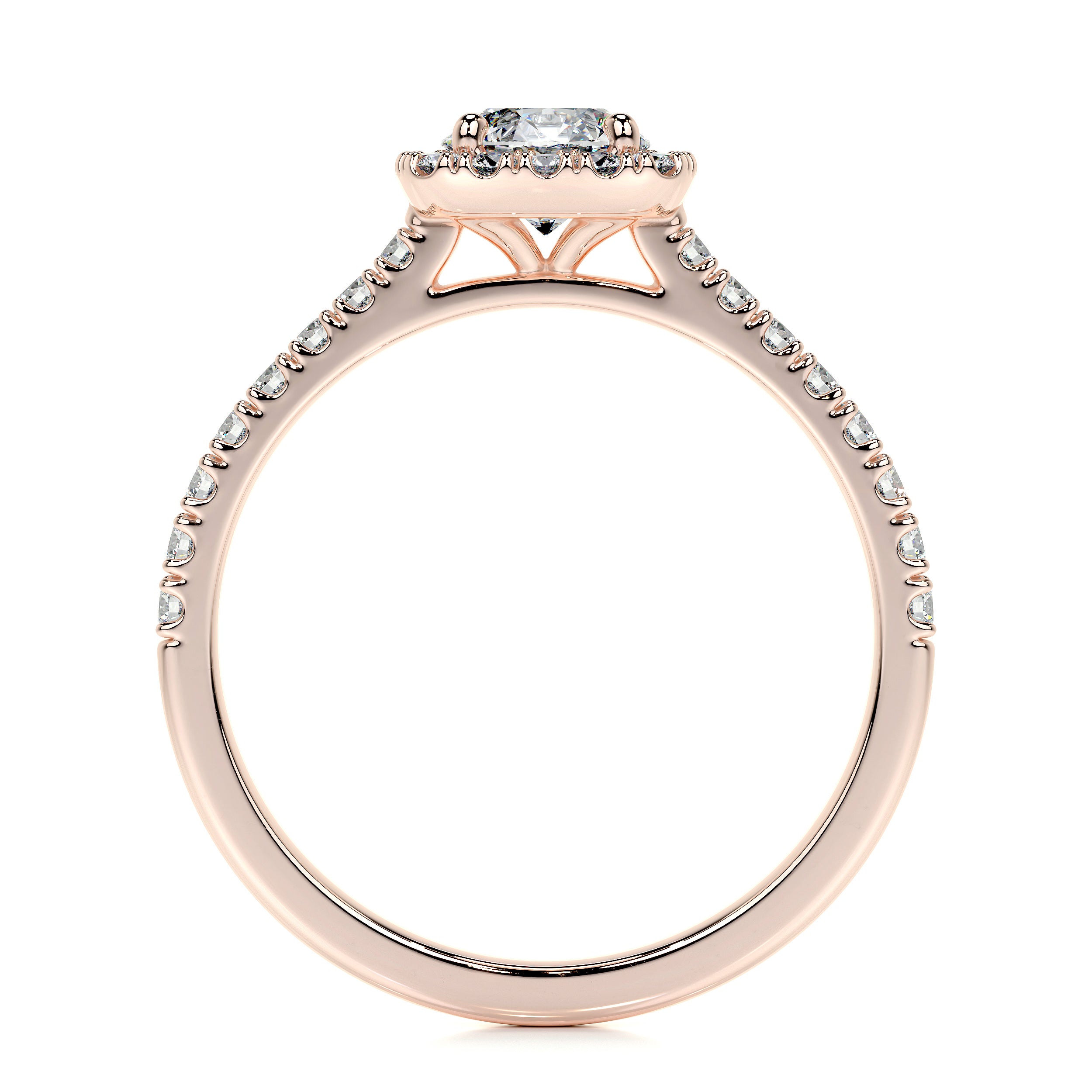 Claudia Lab Grown Diamond Ring (0.70 Carat) -14K Rose Gold