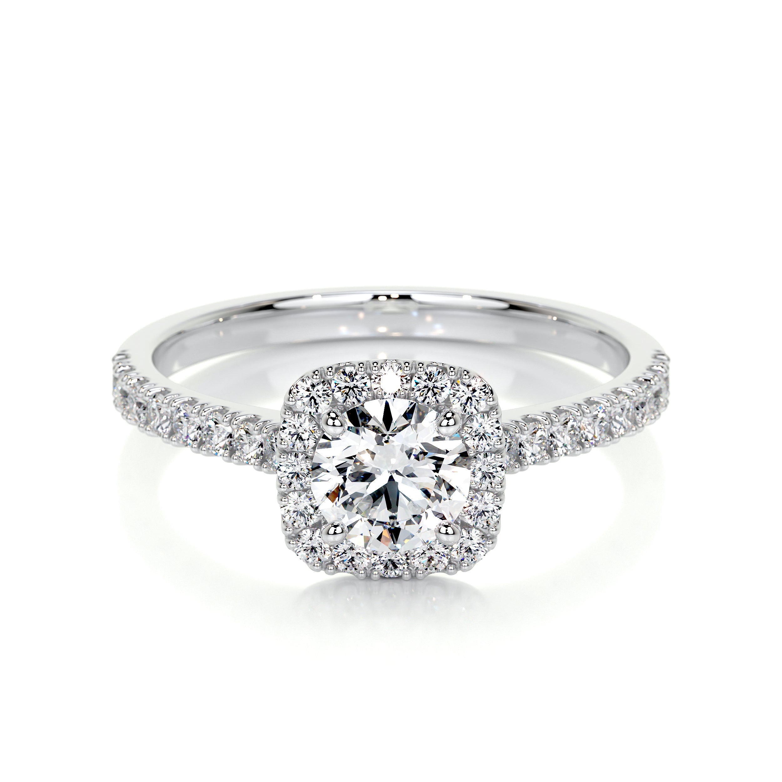 Claudia Lab Grown Diamond Ring (0.70 Carat) -18K White Gold