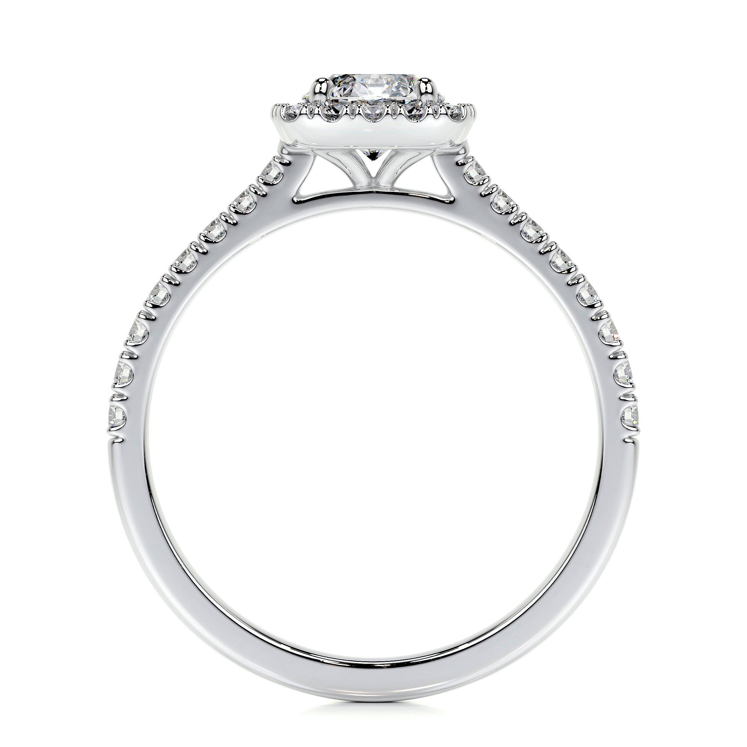 Claudia Lab Grown Diamond Ring (0.70 Carat) -18K White Gold