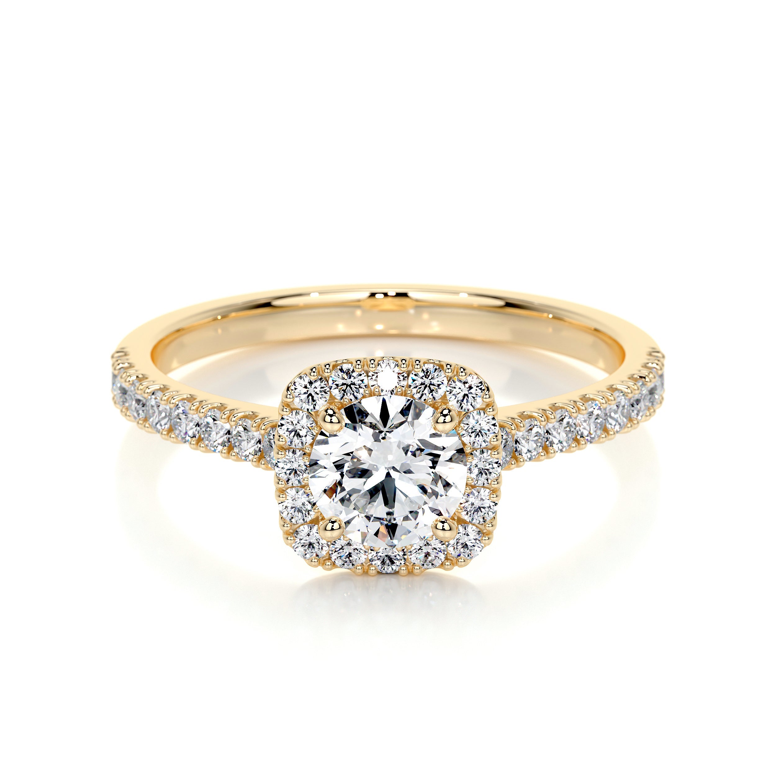 Claudia Lab Grown Diamond Ring (0.70 Carat) -18K Yellow Gold