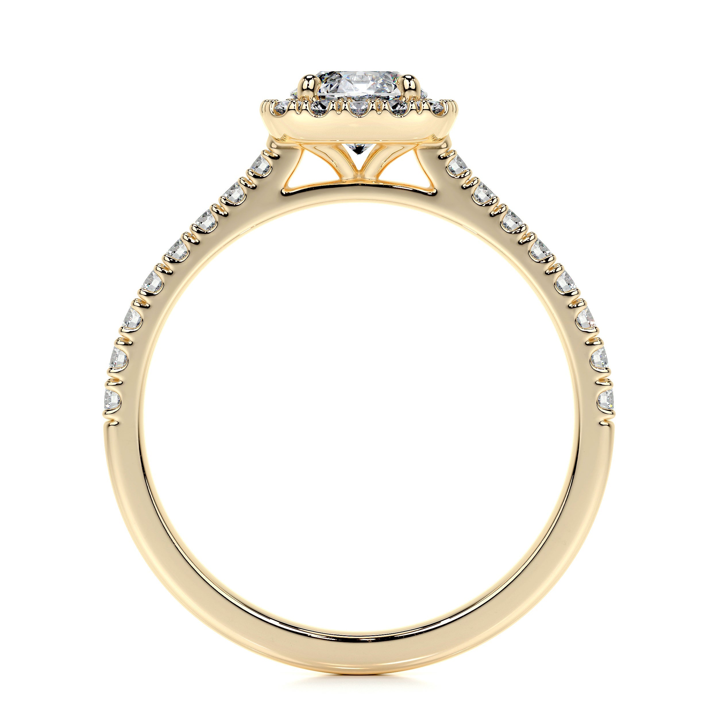 Claudia Lab Grown Diamond Ring (0.70 Carat) -18K Yellow Gold