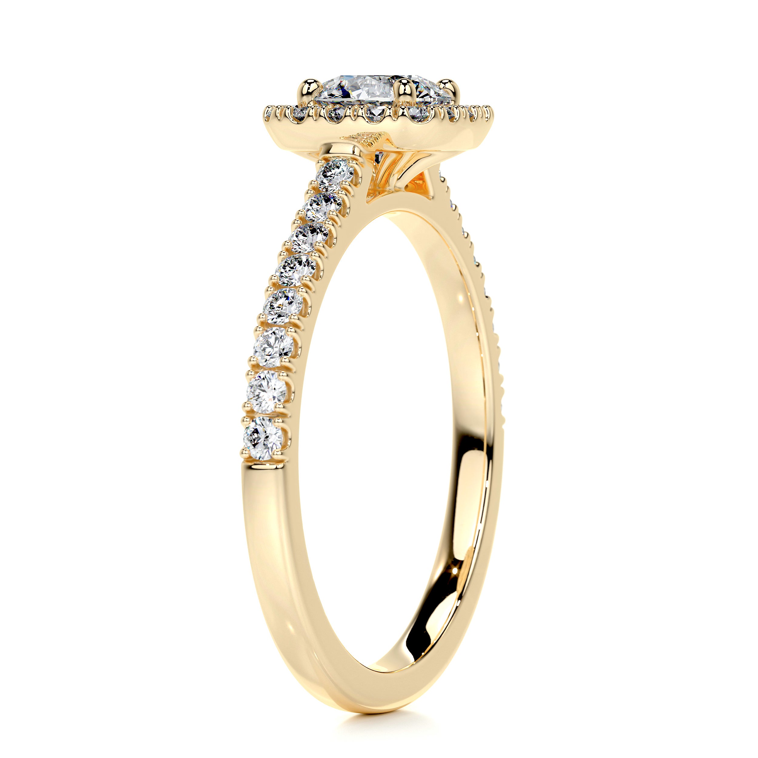 Claudia Diamond Engagement Ring -18K Yellow Gold
