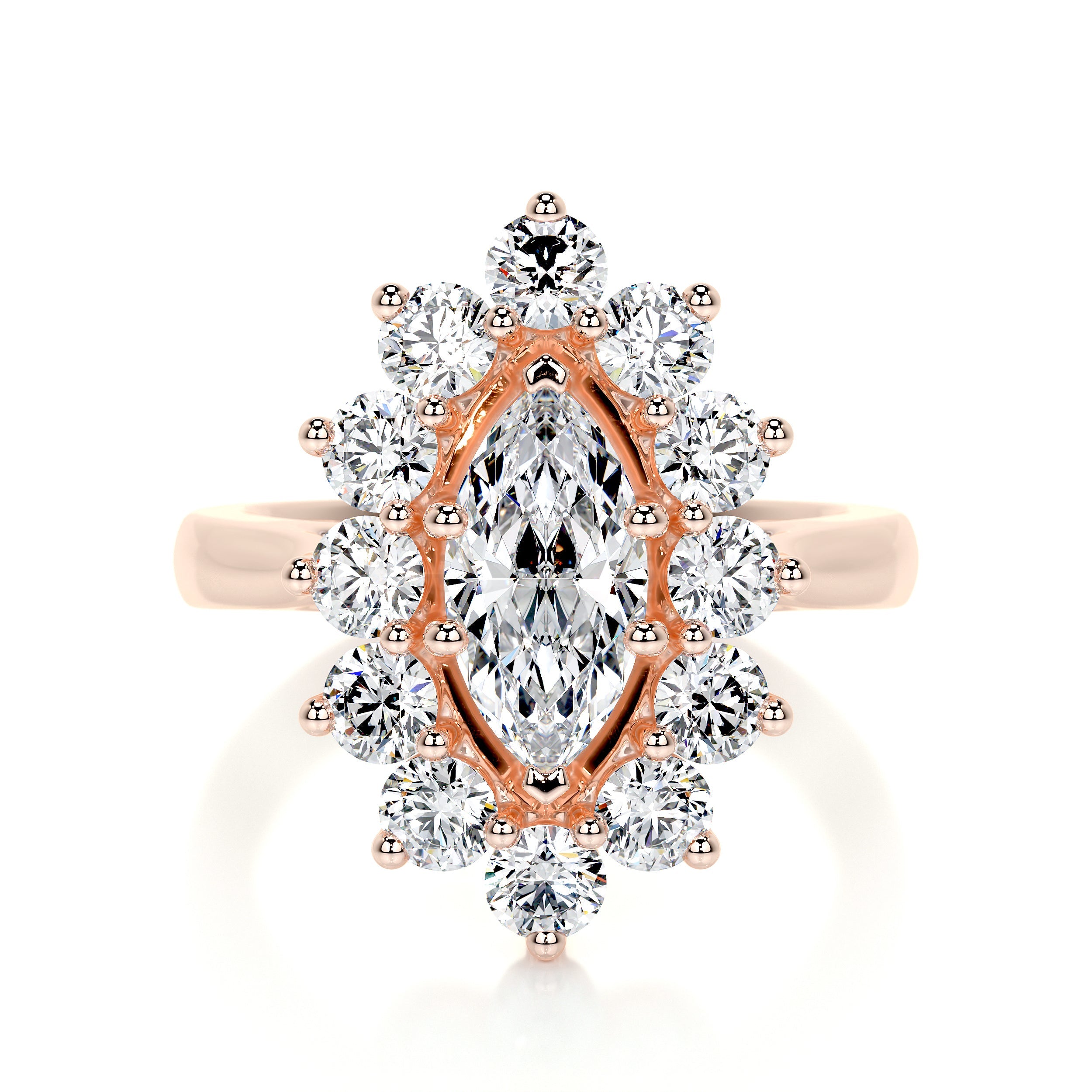 Yali Lab Grown Diamond Ring -14K Rose Gold