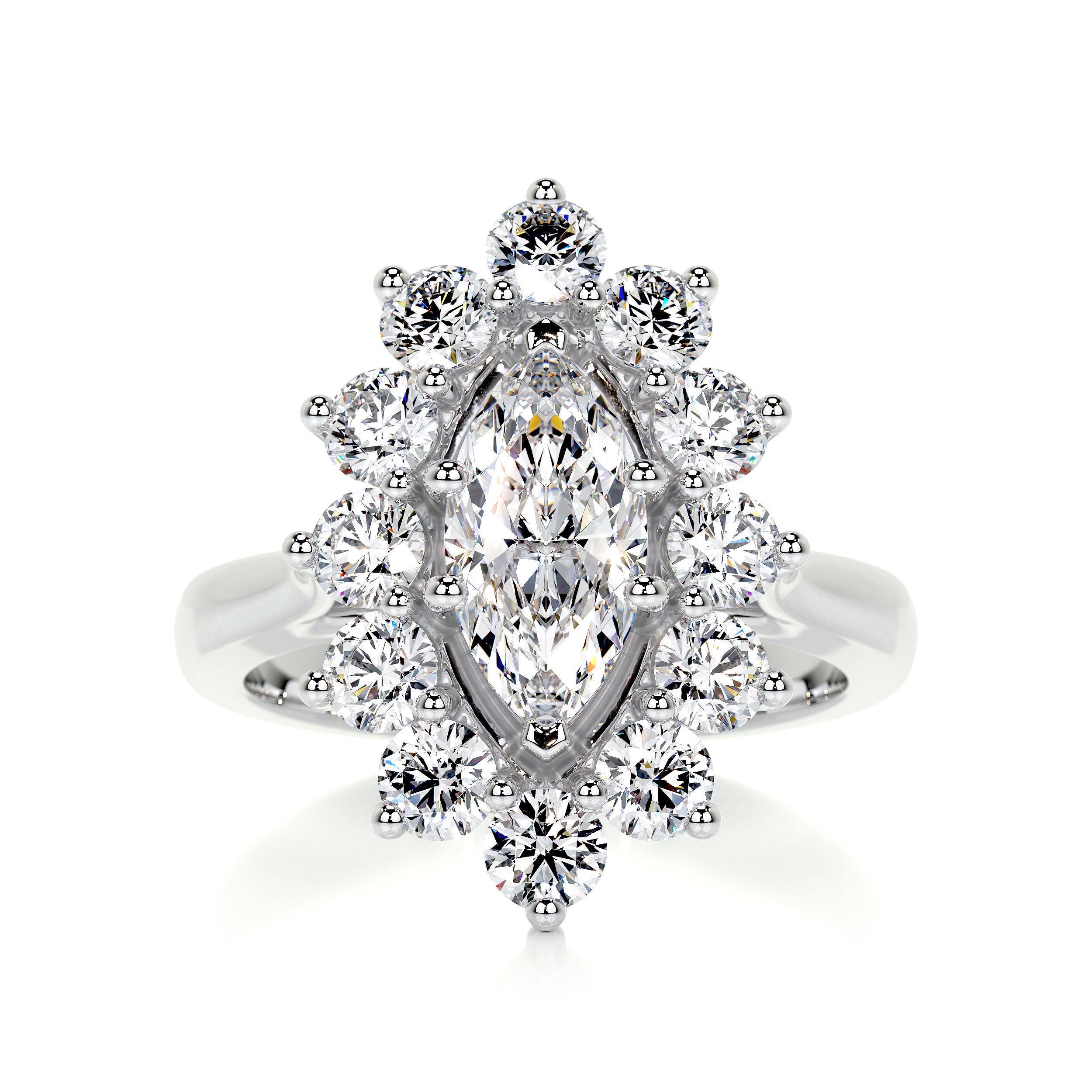 Yali Diamond Engagement Ring -Platinum