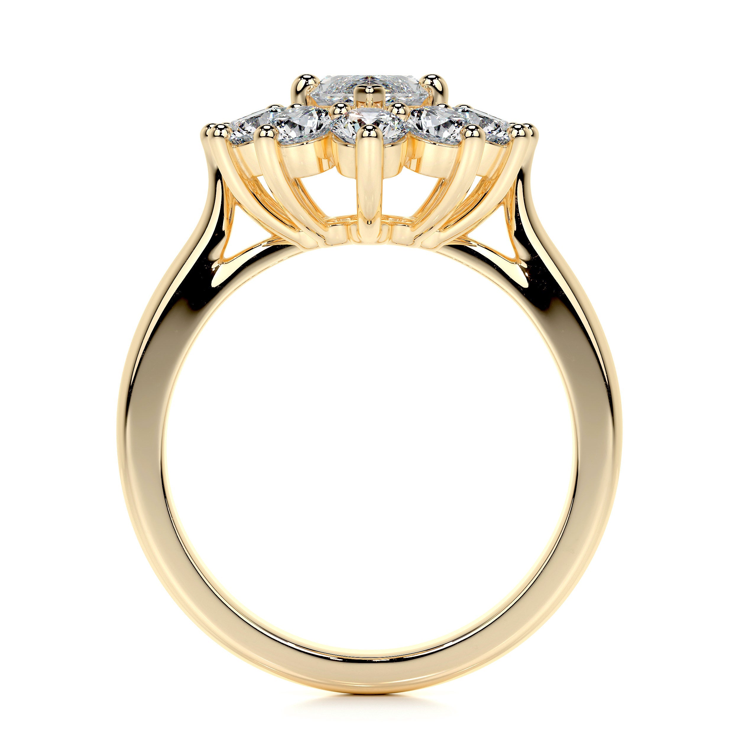 Yali Lab Grown Diamond Ring -18K Yellow Gold