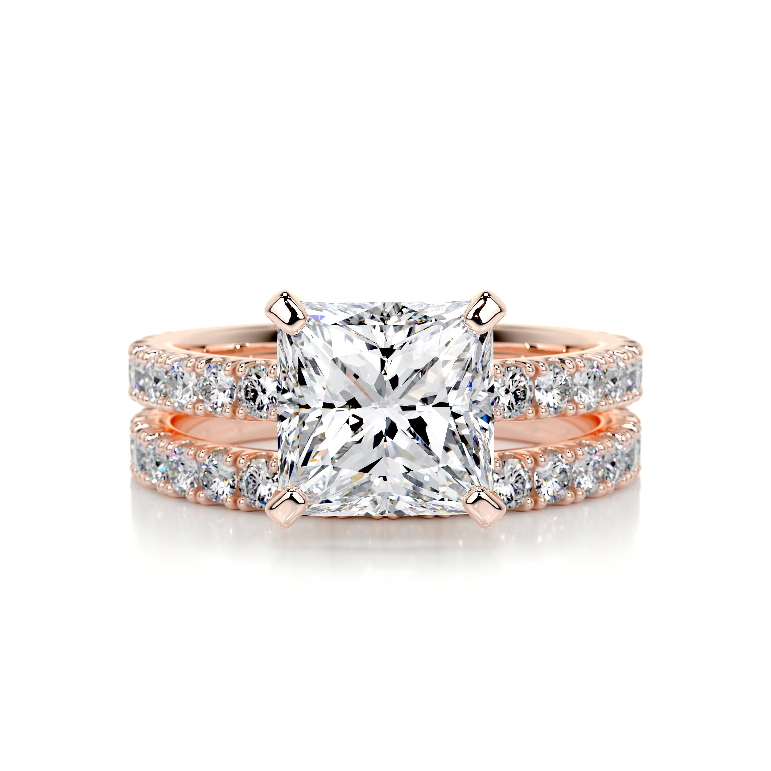 Blair Diamond Bridal Set -14K Rose Gold